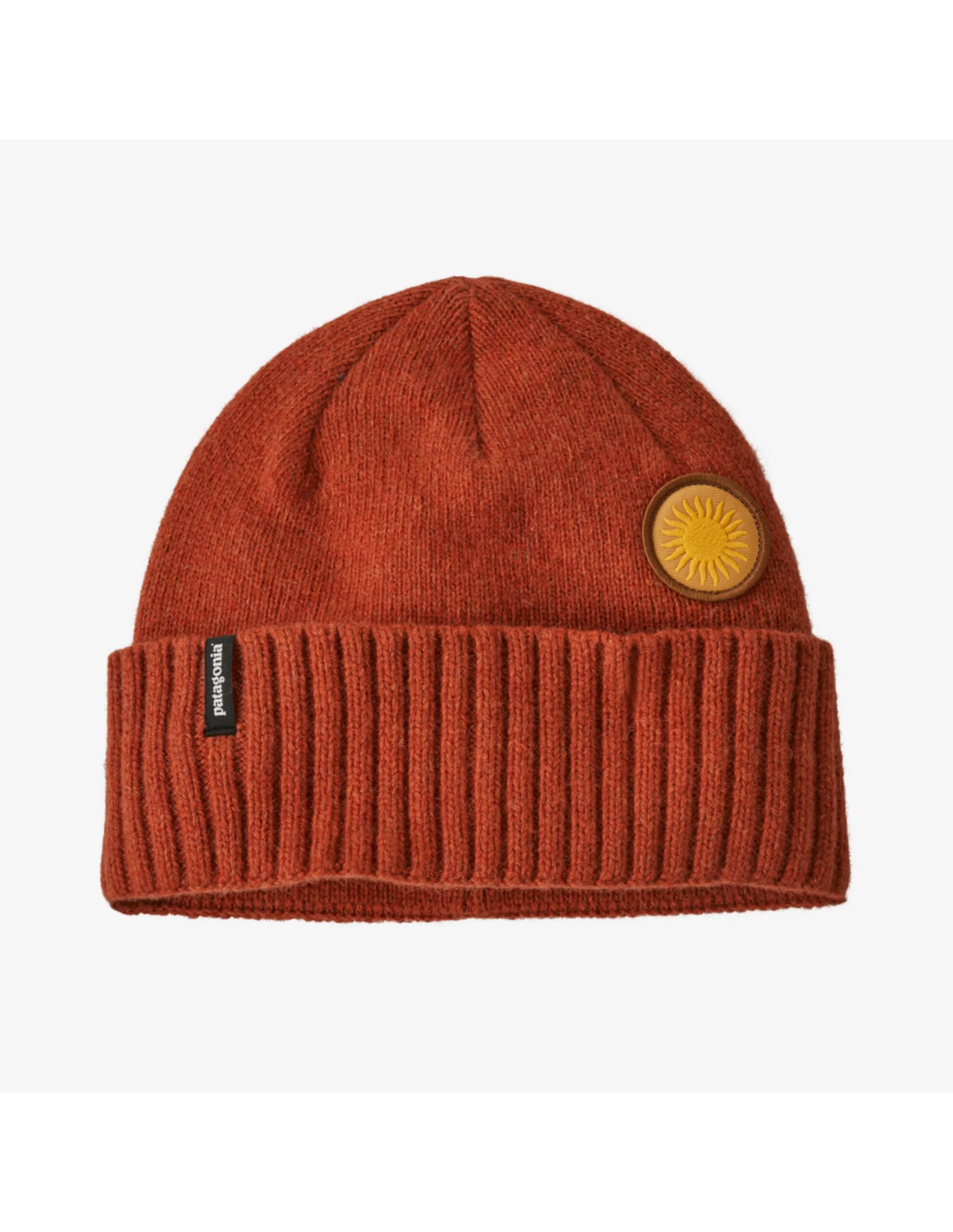 Patagonia Brodeo Beanie (Maat – OS, Kleur – Spirited Sun: Burnished Red)