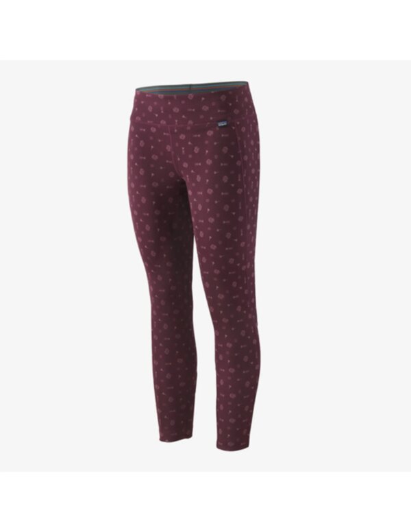 Patagonia Capilene Midweight Bottoms Women´s (Maat - XL, Kleur - Fire Floral: Night Plum)