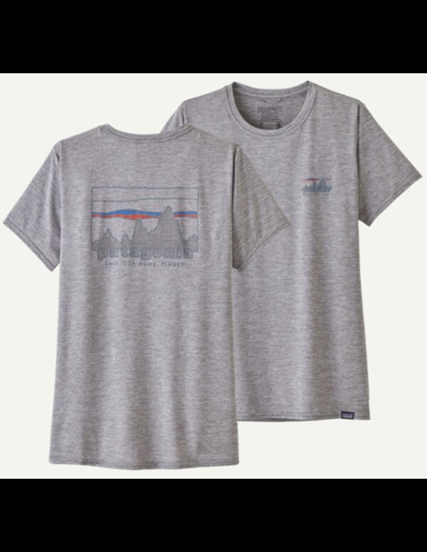 Patagonia Capilene® Cool Daily Graphic Shirt Dames (Maat - L, Kleur - '73 Skyline: Feather Grey)