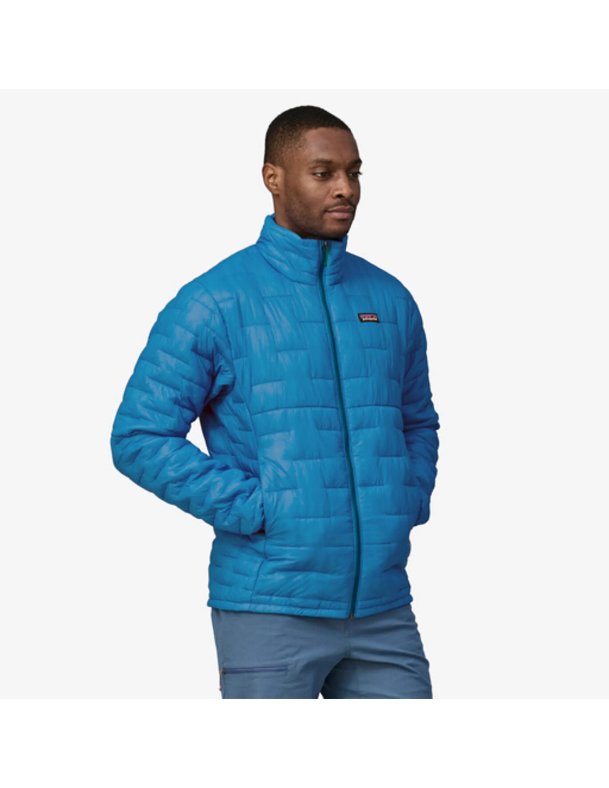 Patagonia Men’s Micro Puff Jacket (Maat – L, Kleur – Vessel Blue)