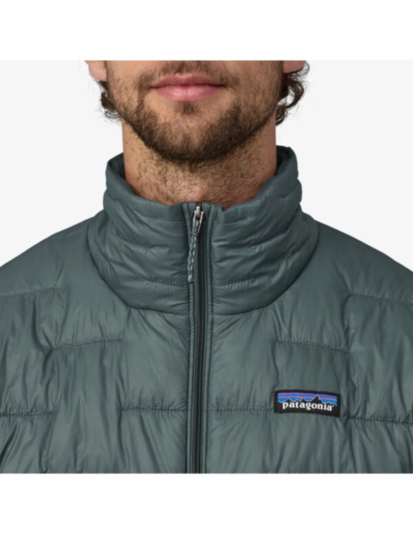 Patagonia Men's Micro Puff Jacket (Maat - XL, Kleur - Smolder Blue w/Raptor Brown)