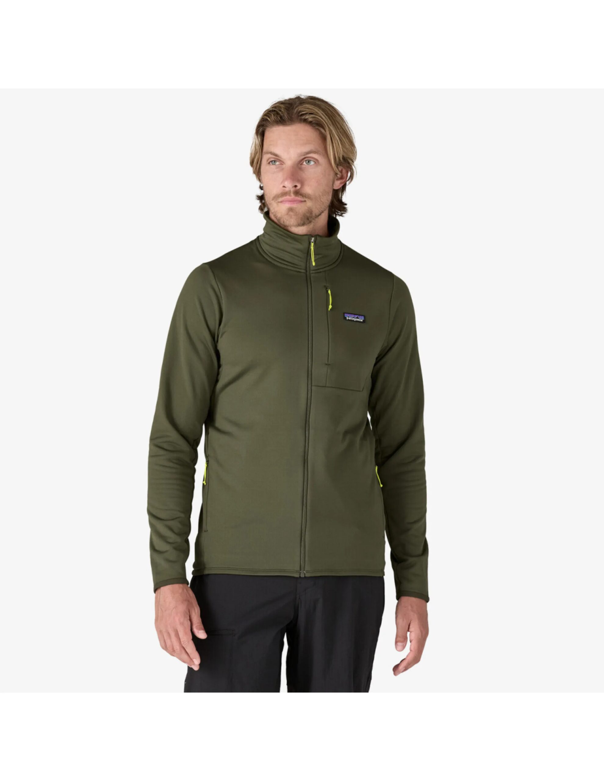Patagonia Men’s R1 Thermal Fleece Jacket (Maat – XL, Kleur – Pine Needle Green)