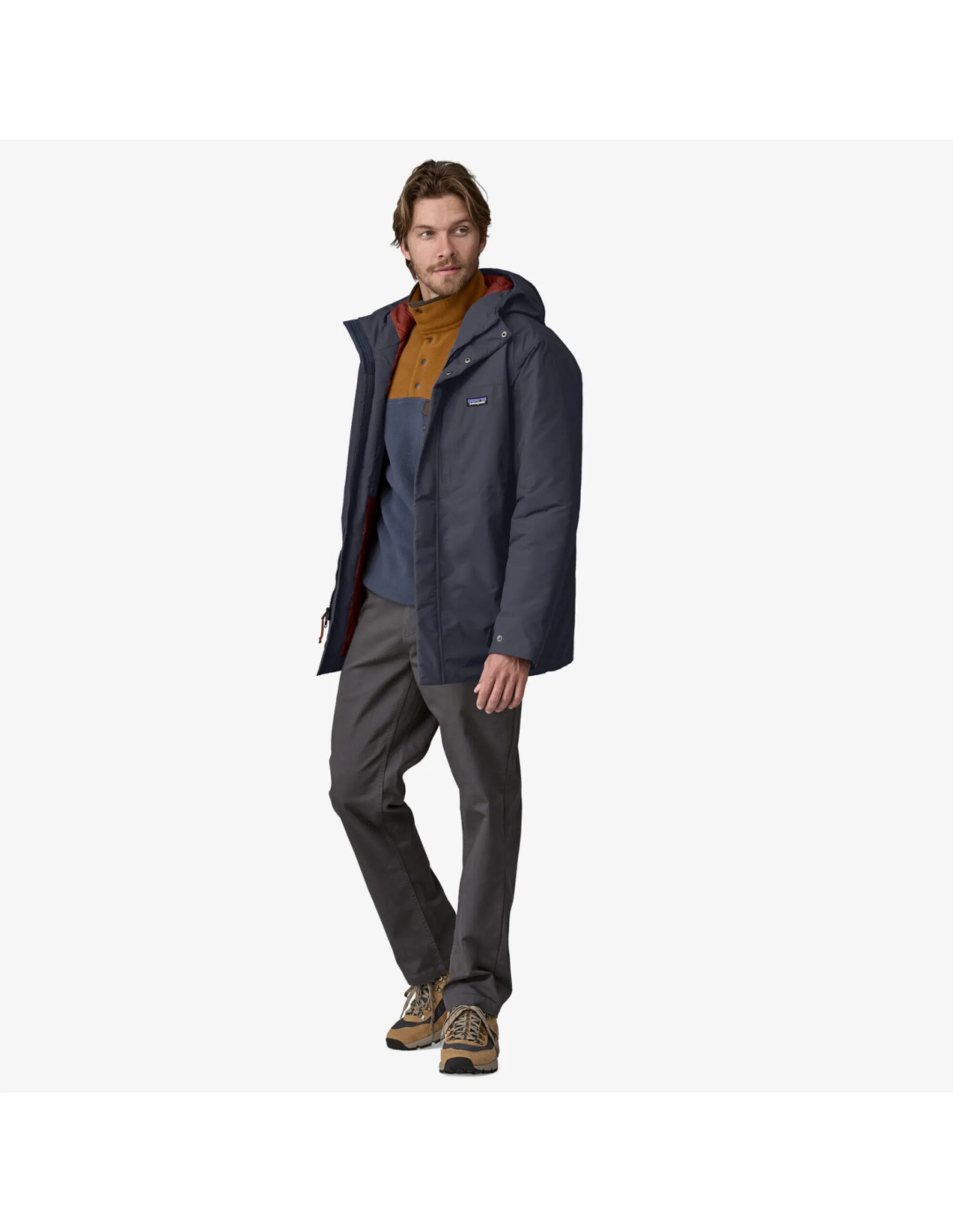 Patagonia Men’s Windshadow Waterproof Parka (Maat – XL, Kleur – Smolder Blue)