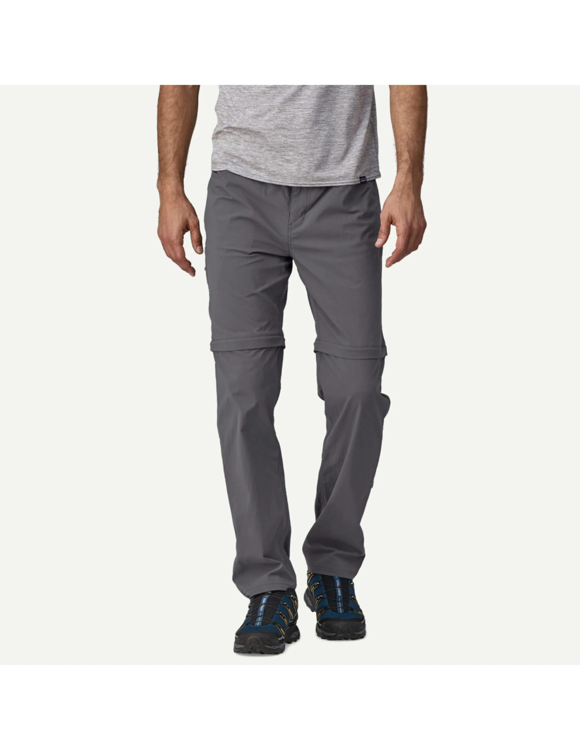 Patagonia Quandary Convertible WandelbroekHeren (Maat – 32, Kleur – Forge Grey)