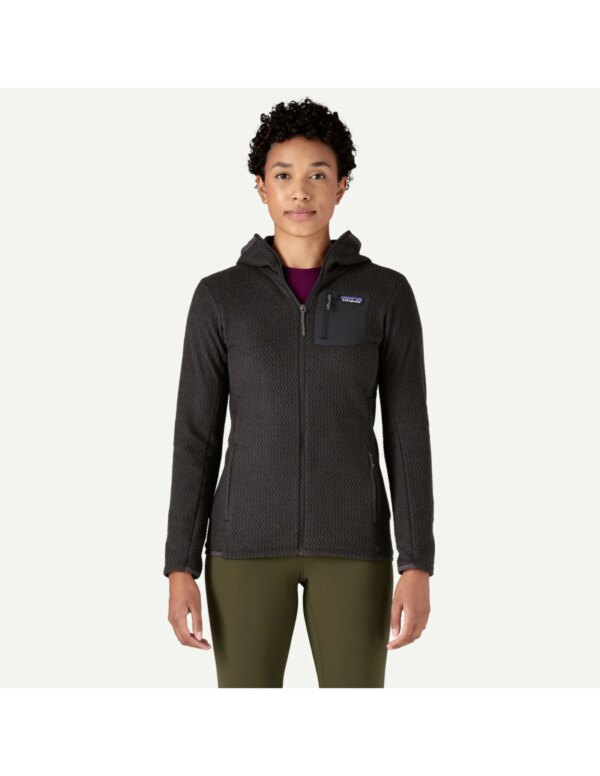 Patagonia R1 Air Full-Zip Tech Hoody Dames (Maat - XL, Kleur - Black)