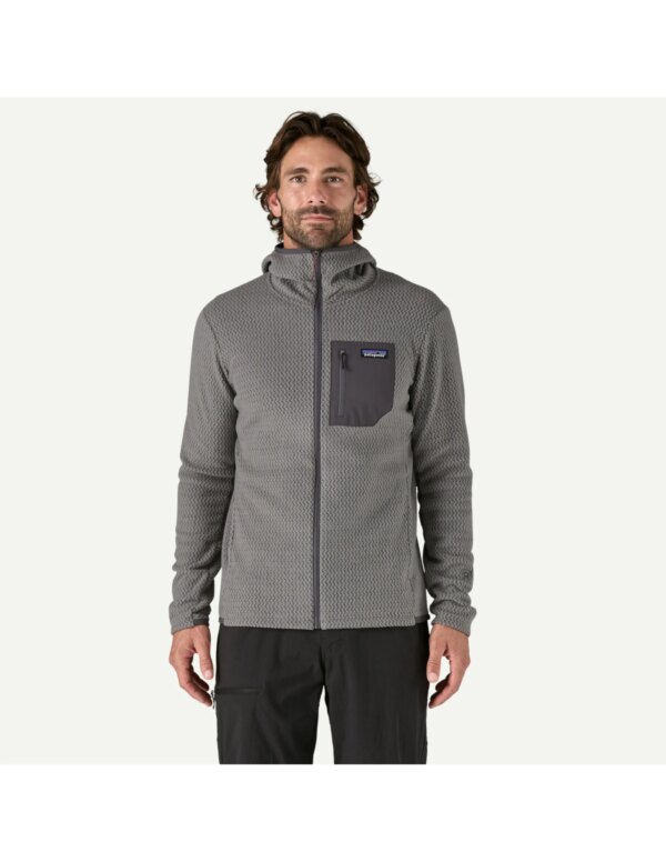 Patagonia R1 Air Full­Zip Tech Hoody Heren (Maat - S, Kleur - Forever Grey)
