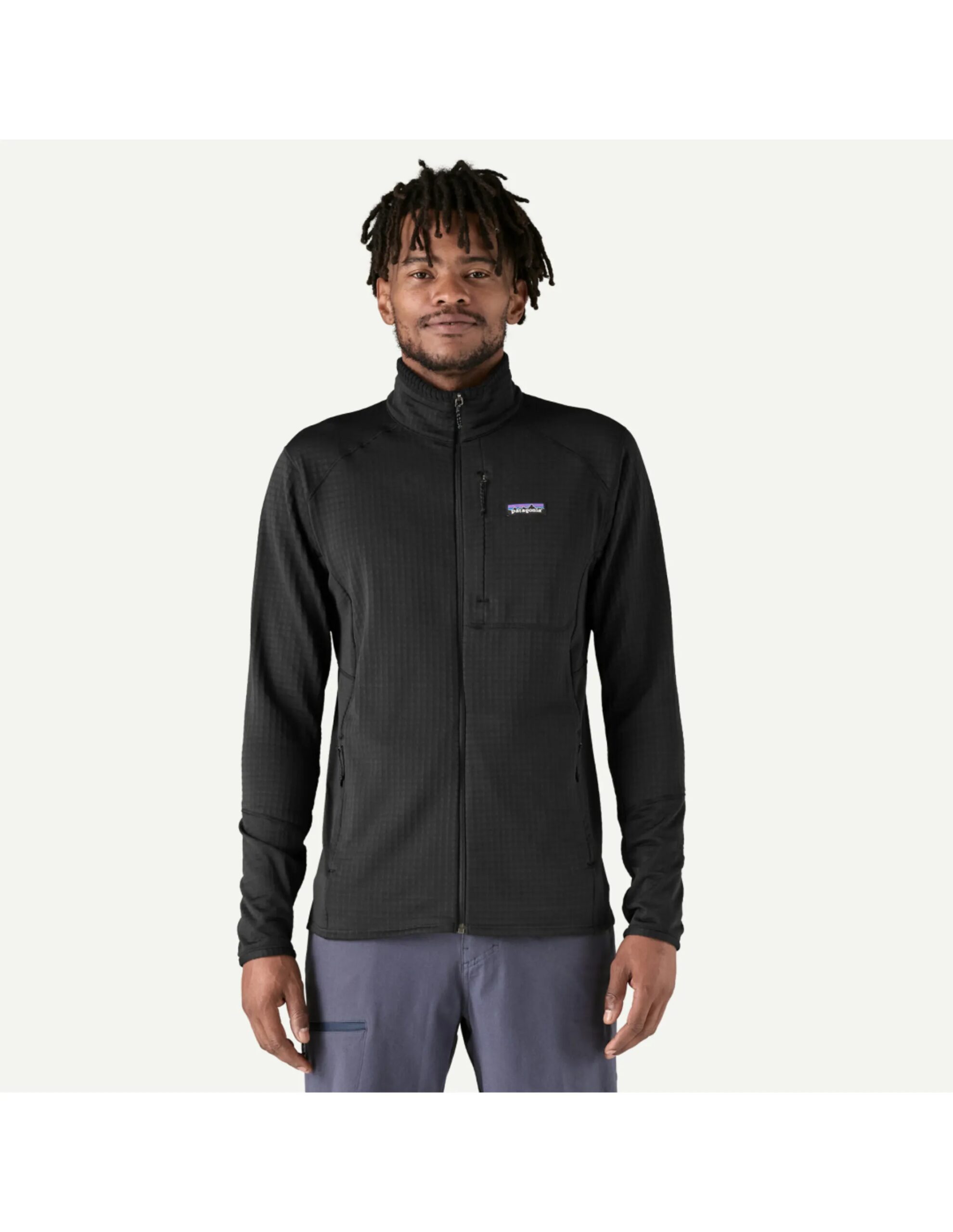 Patagonia R1 Fleece Jacket Heren (Maat – L, Kleur – Black)