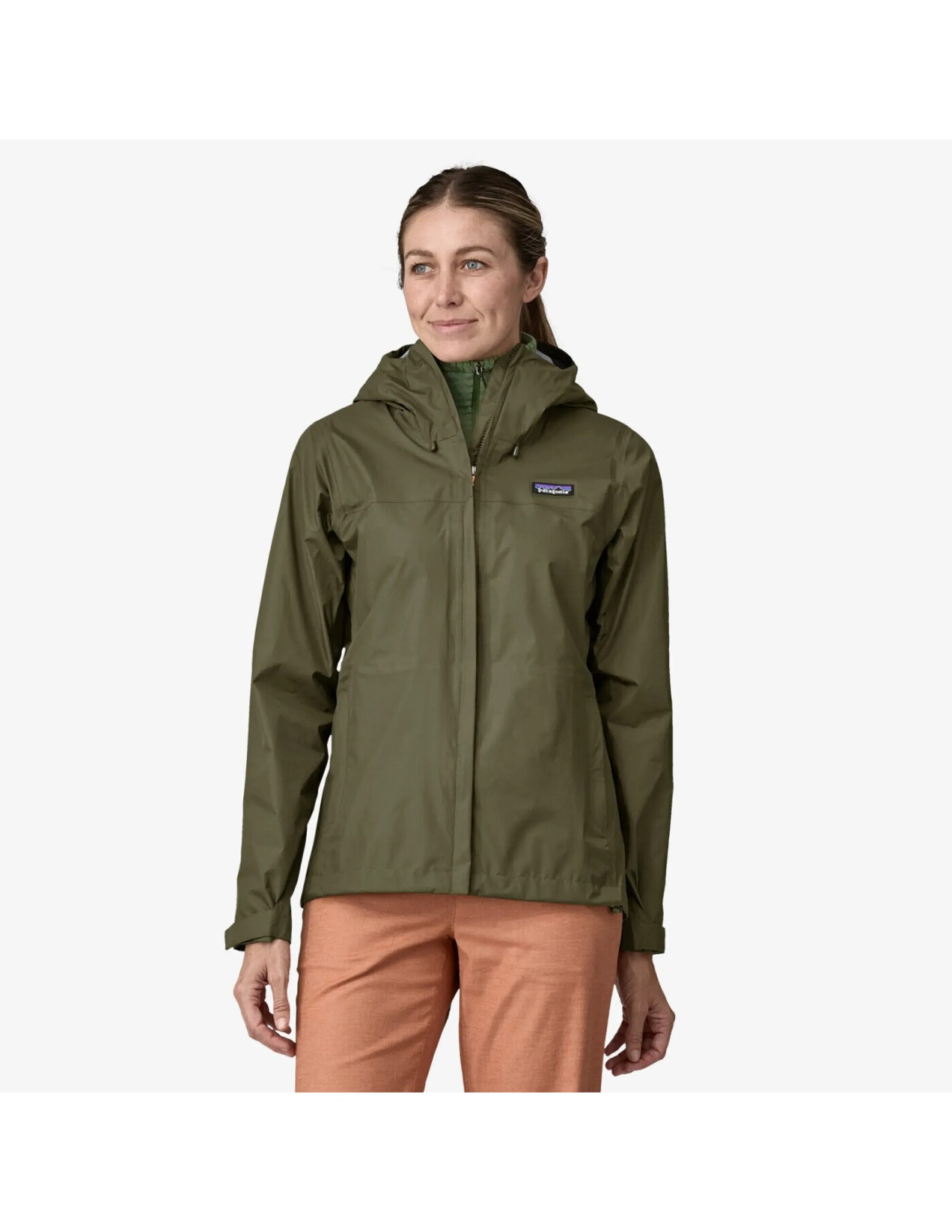 Patagonia Torrentshell 3L Regenjas Dames (Maat – L, Kleur – Pine Needle Green)