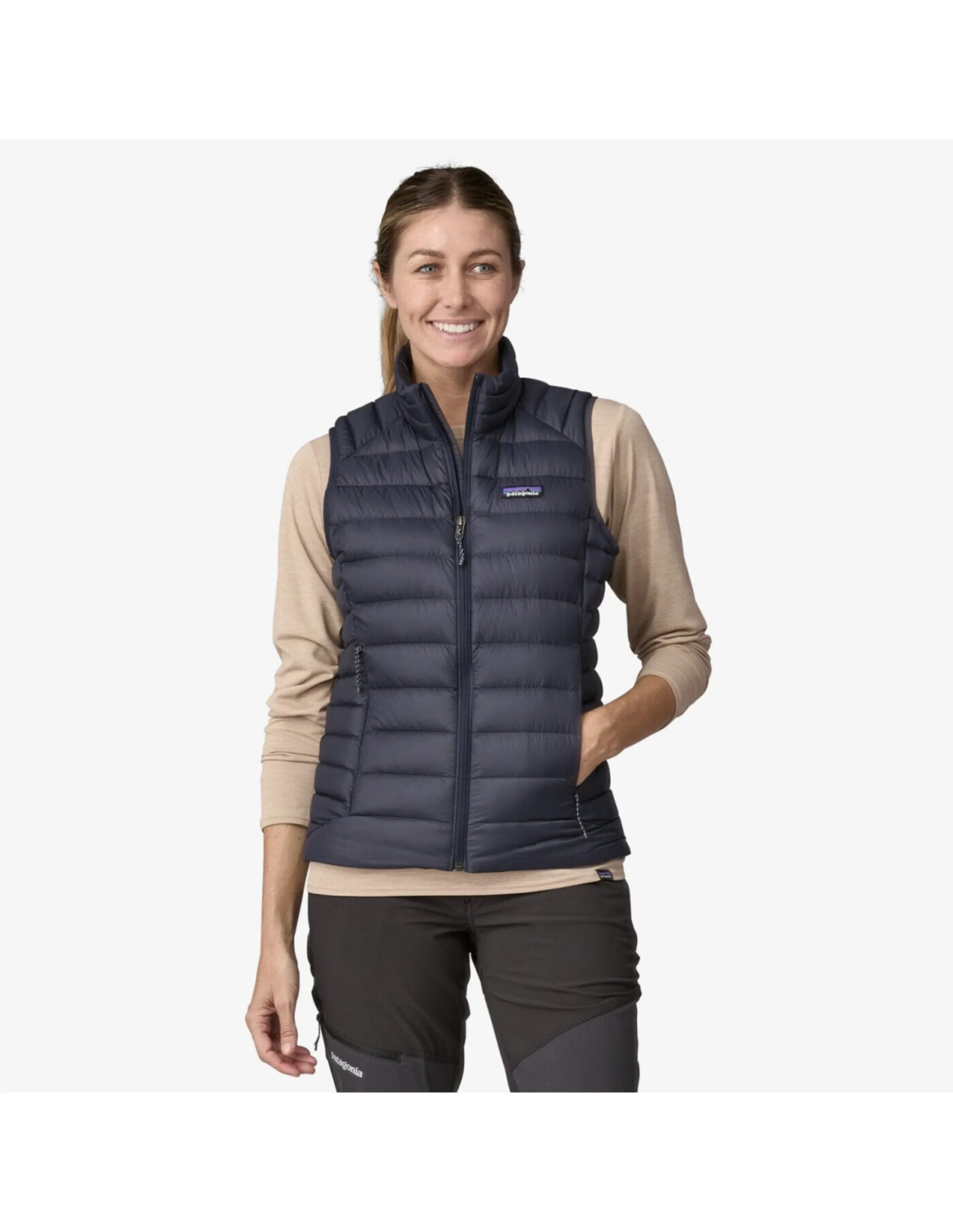 Patagonia Women’s Down Sweater Vest (Maat – L, Kleur – Smolder Blue)