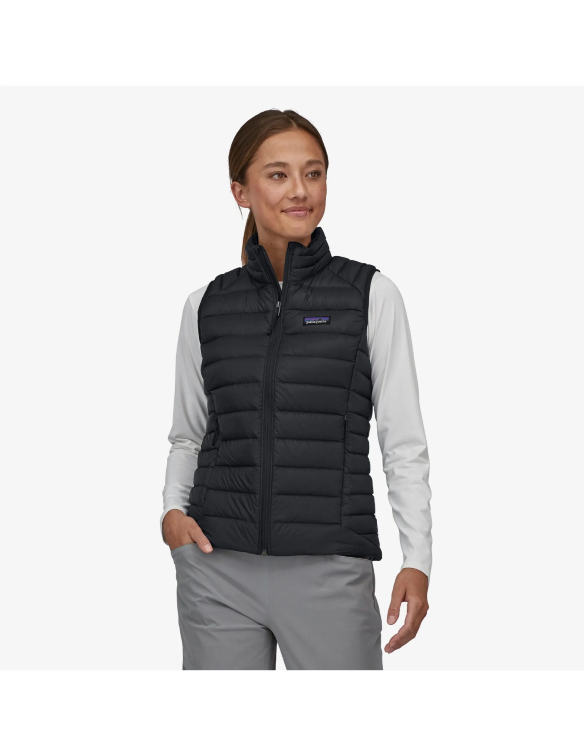 Patagonia Women’s Down Sweater Vest (Maat – L, Kleur – Black)