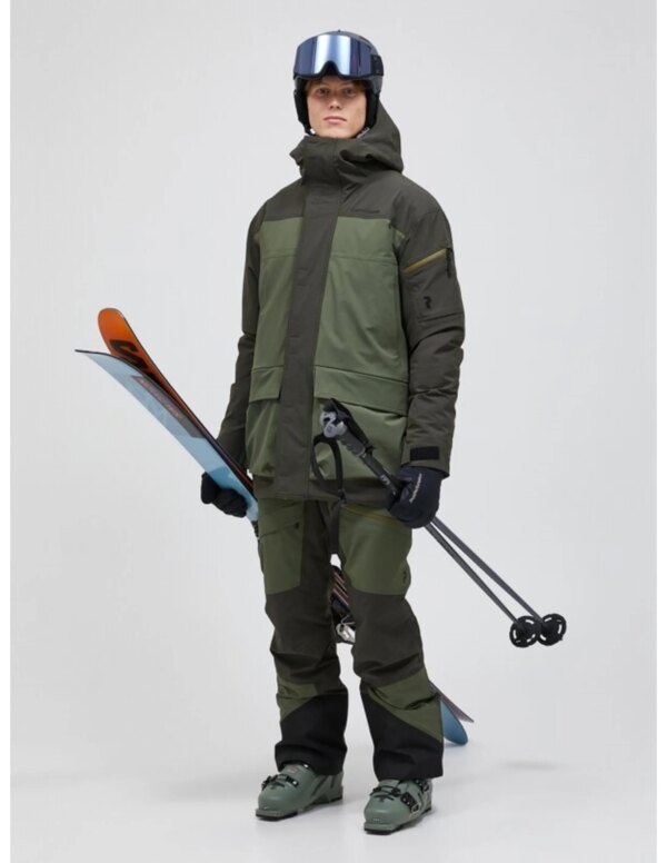 Peak Performance 2L Shell Stretch Insulated Parka (Maat - L, Kleur - Olive Extreme/Pine Needle)