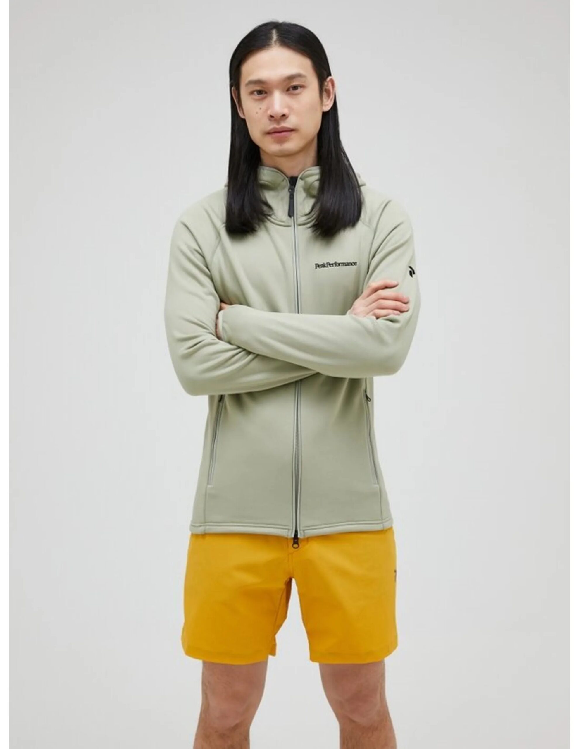 Peak Performance Chill Light Zip Hood Heren (Maat – XL, Kleur – Limit Green)