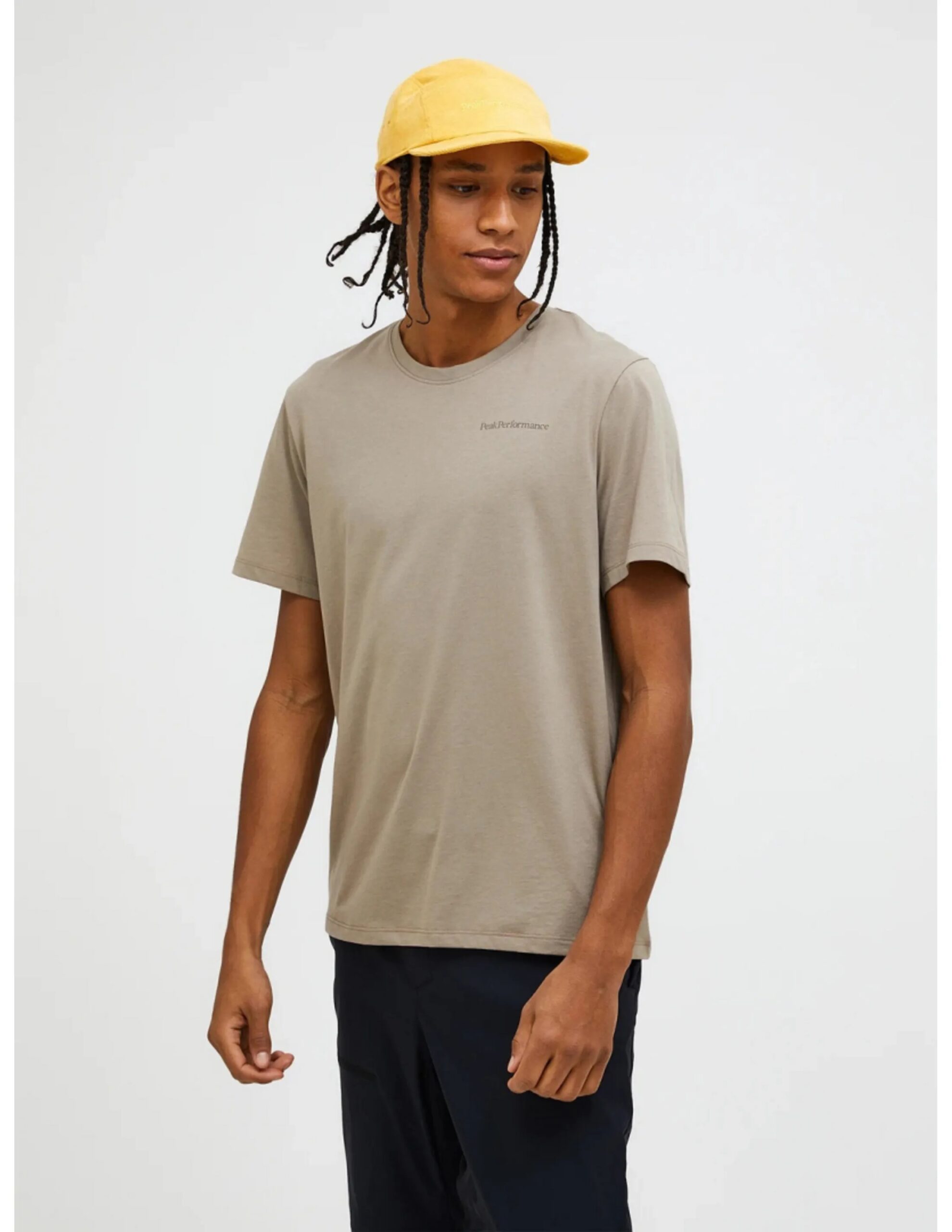 Peak Performance Explore Logo Tee Heren (Maat – S, Kleur – Avid Beige)