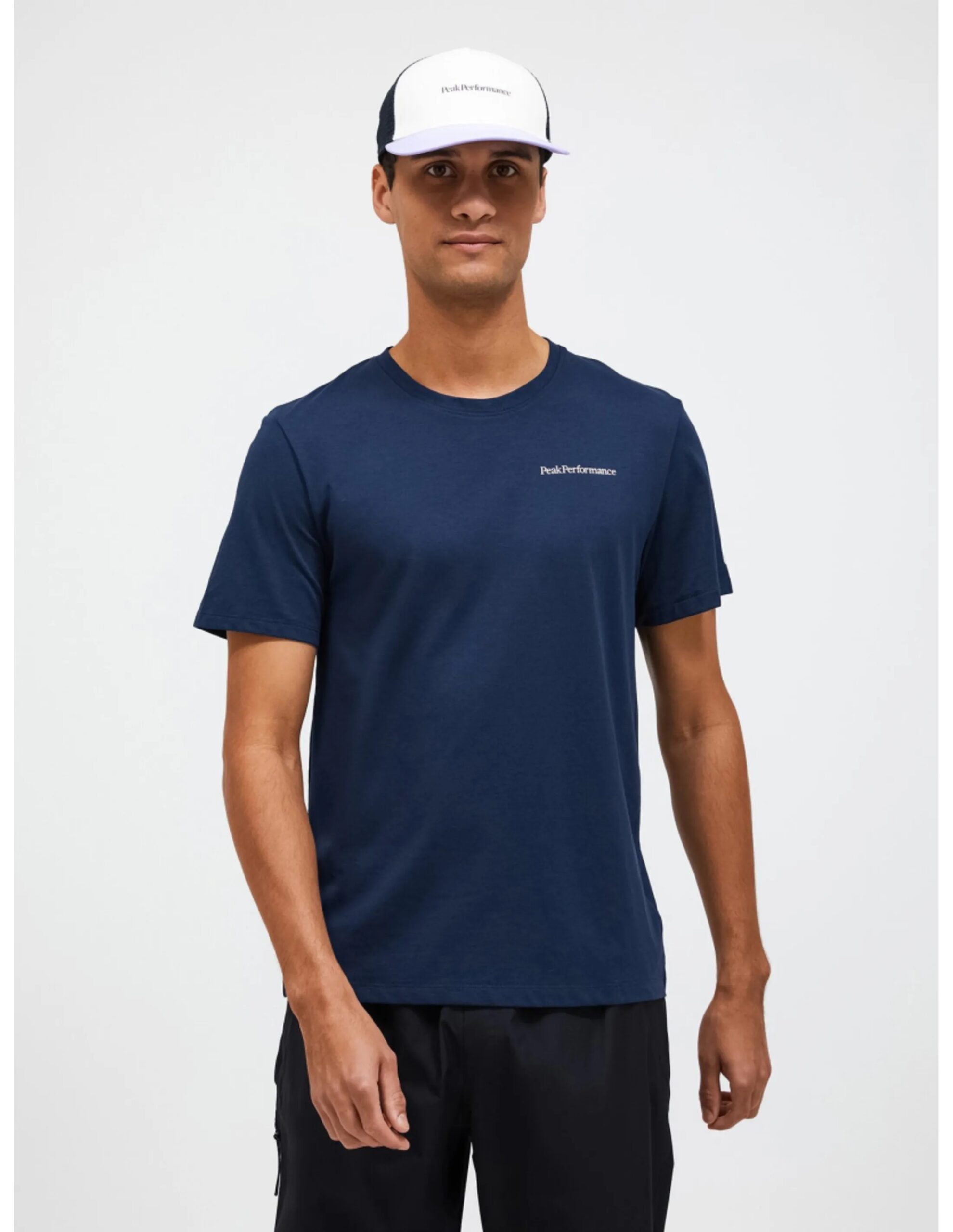 Peak Performance Explore Logo Tee Heren (Maat – XL, Kleur – Blue Shadow)