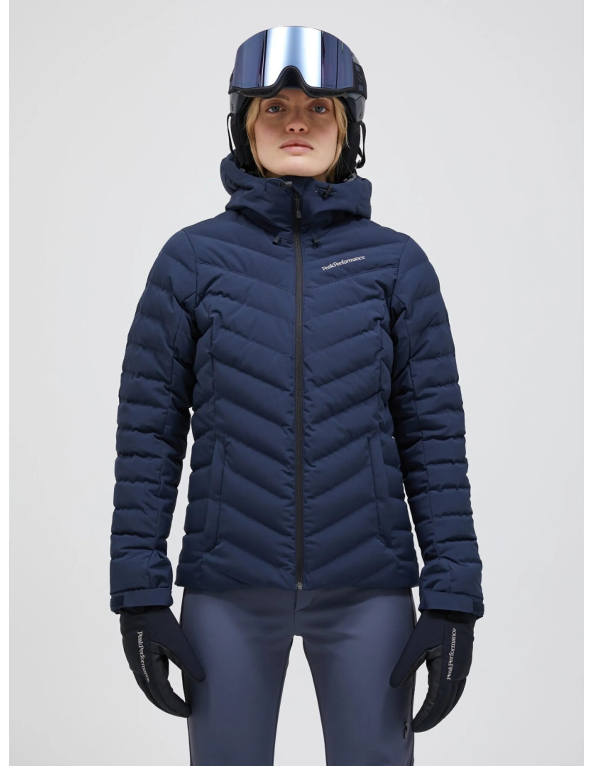 Peak Performance Frost Down Ski Jacket Women (Maat – L, Kleur – Blue Shadow)