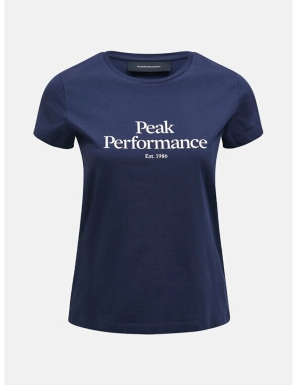 Peak Performance Women's Original Tee (Maat - XS, Kleur - Blue Shadow / Offwhite)