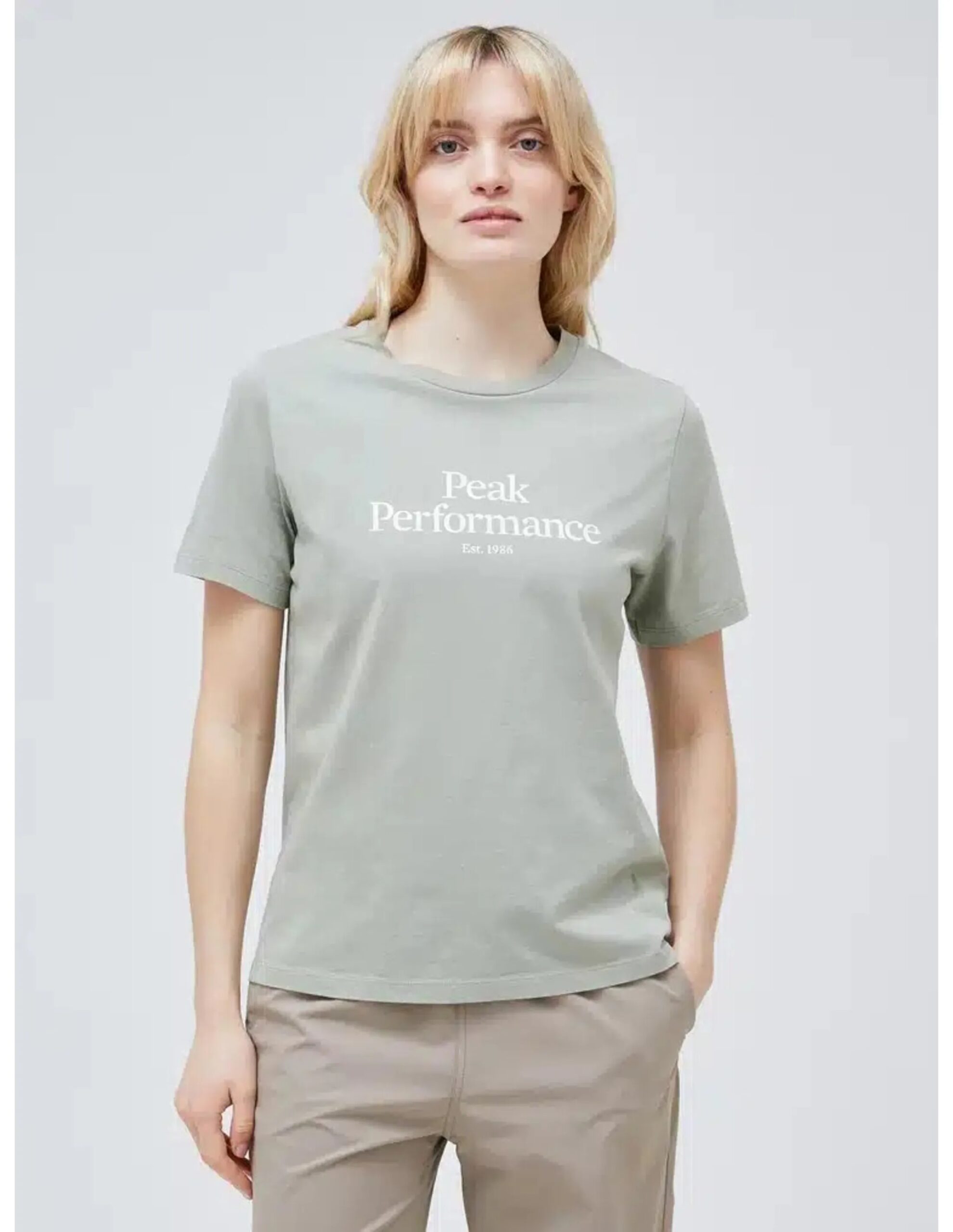 Peak Performance Women’s Original Tee (Maat – L, Kleur – Limit Green)