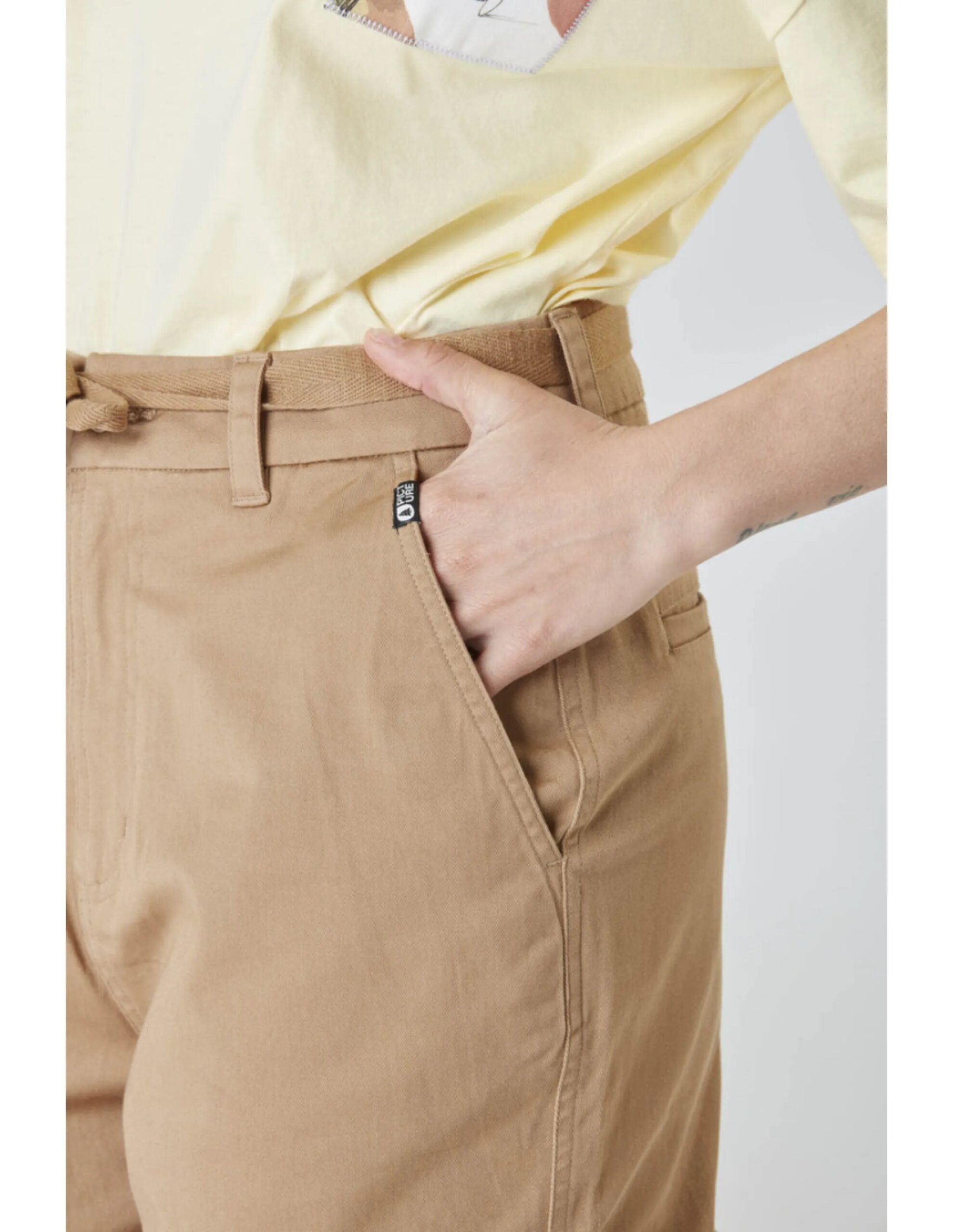 Picture Anjel Chino Shorts Women´s (Maat – L, Kleur – Dark Stone)