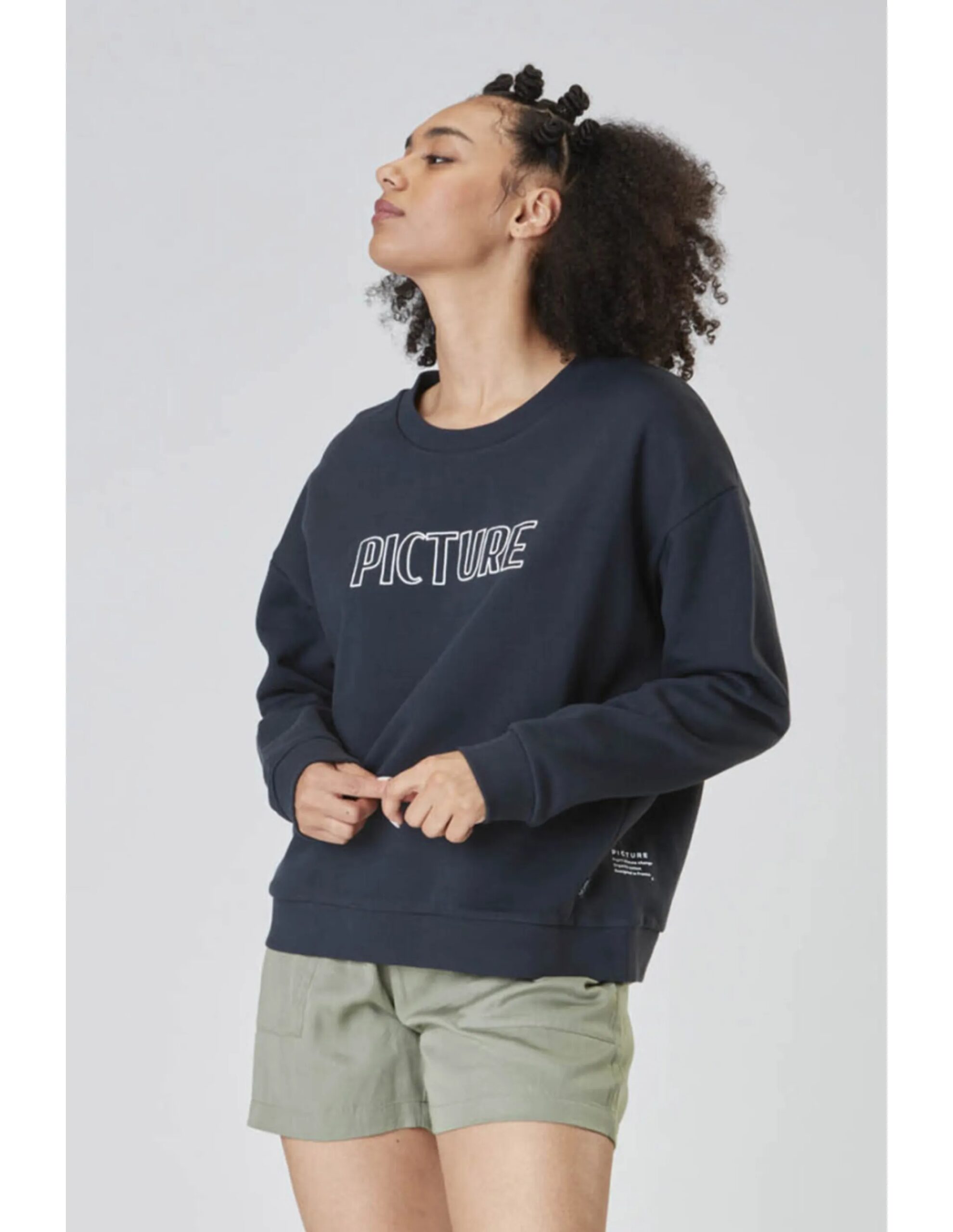 Picture Basement Crew Women´s (Maat – M, Kleur – Dark Blue)