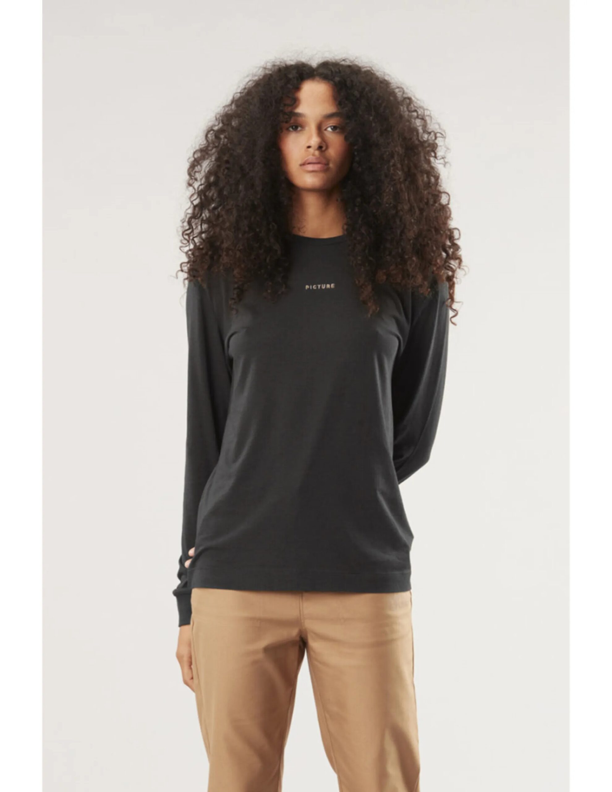Picture Bobby LS Tee Women´s (Maat – M, Kleur – Black)