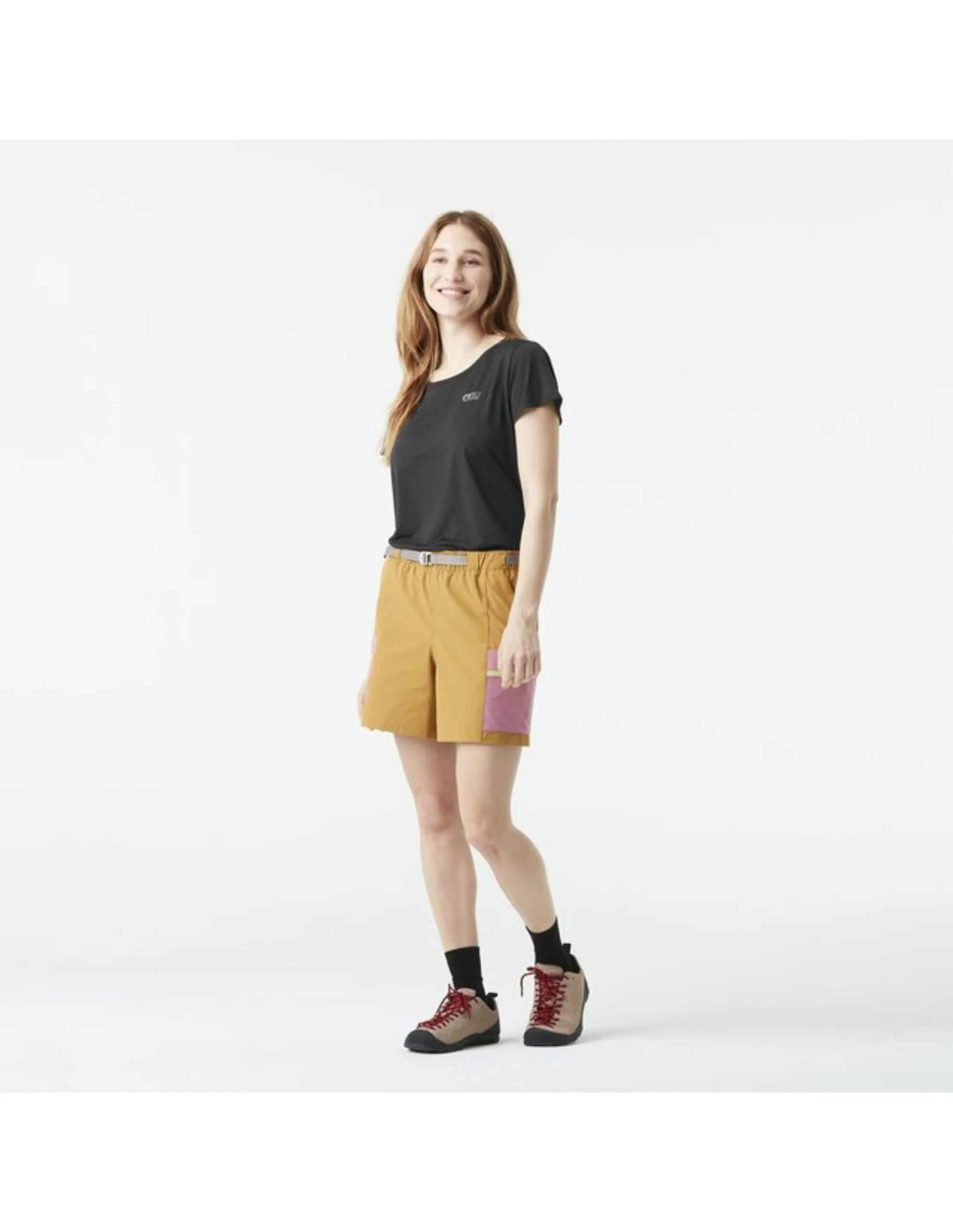 Picture Camba Stretch Shorts Dames (Maat – S, Kleur – Dijon)
