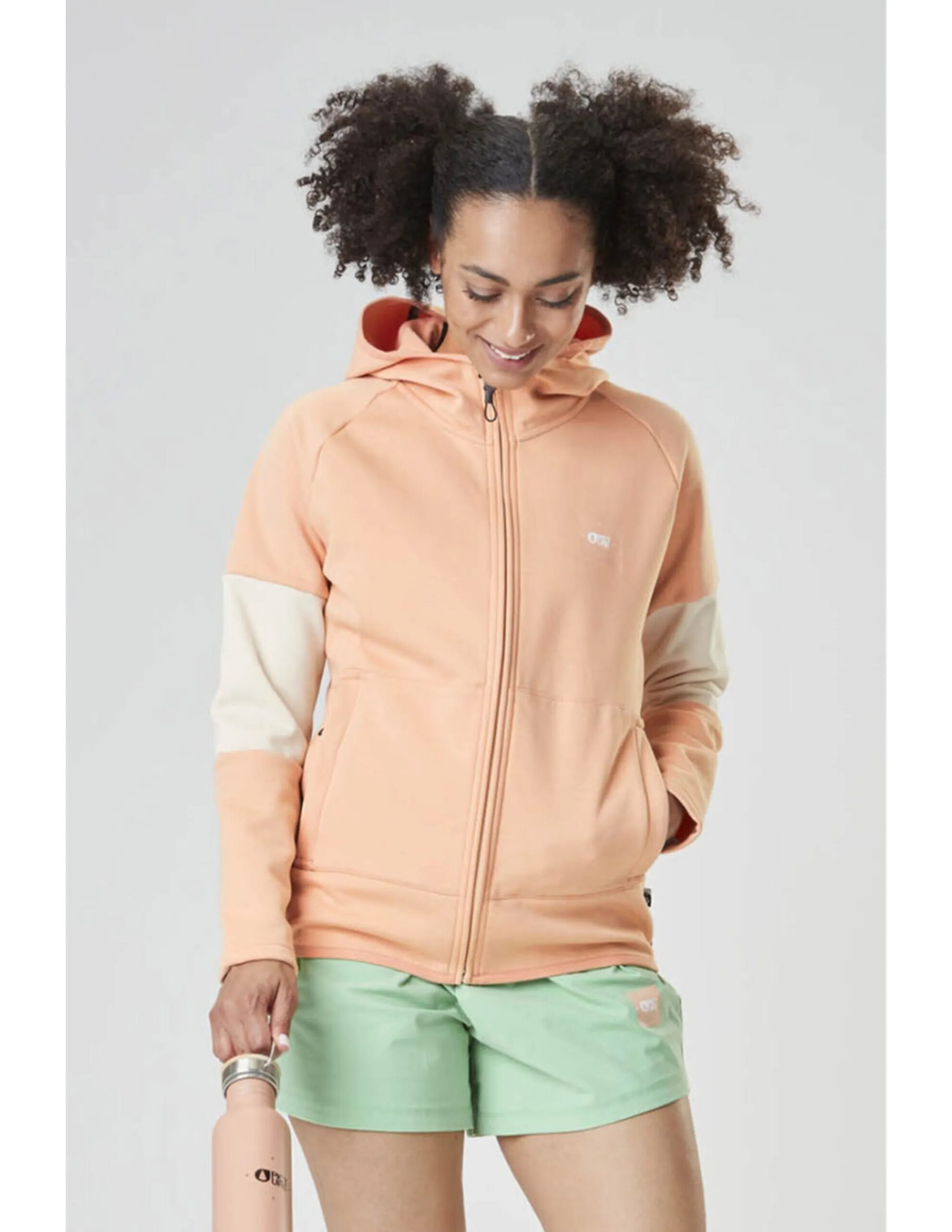 Picture Dalni FZ Tech Hoodie (Maat – S, Kleur – Peach nougat)