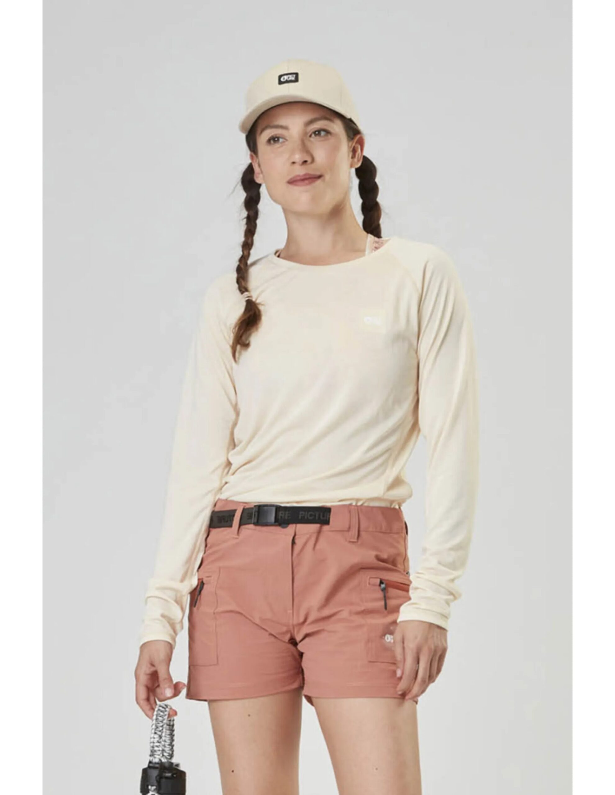 Picture Kiersi LS Tee Women´s (Maat – S, Kleur – Smoke white)