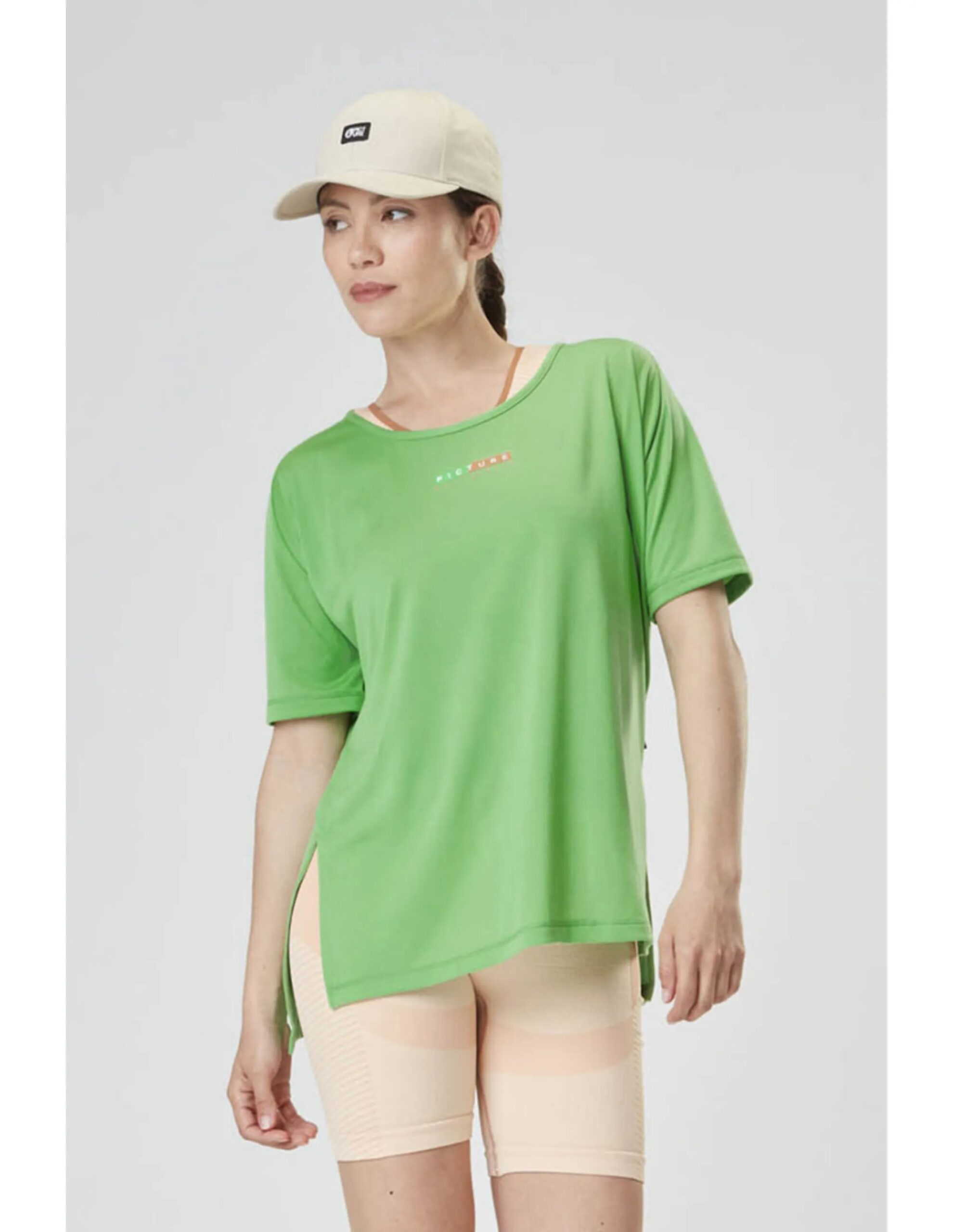 Picture Kiersi SS Tech Tee (Maat – S, Kleur – Absinthe Green)