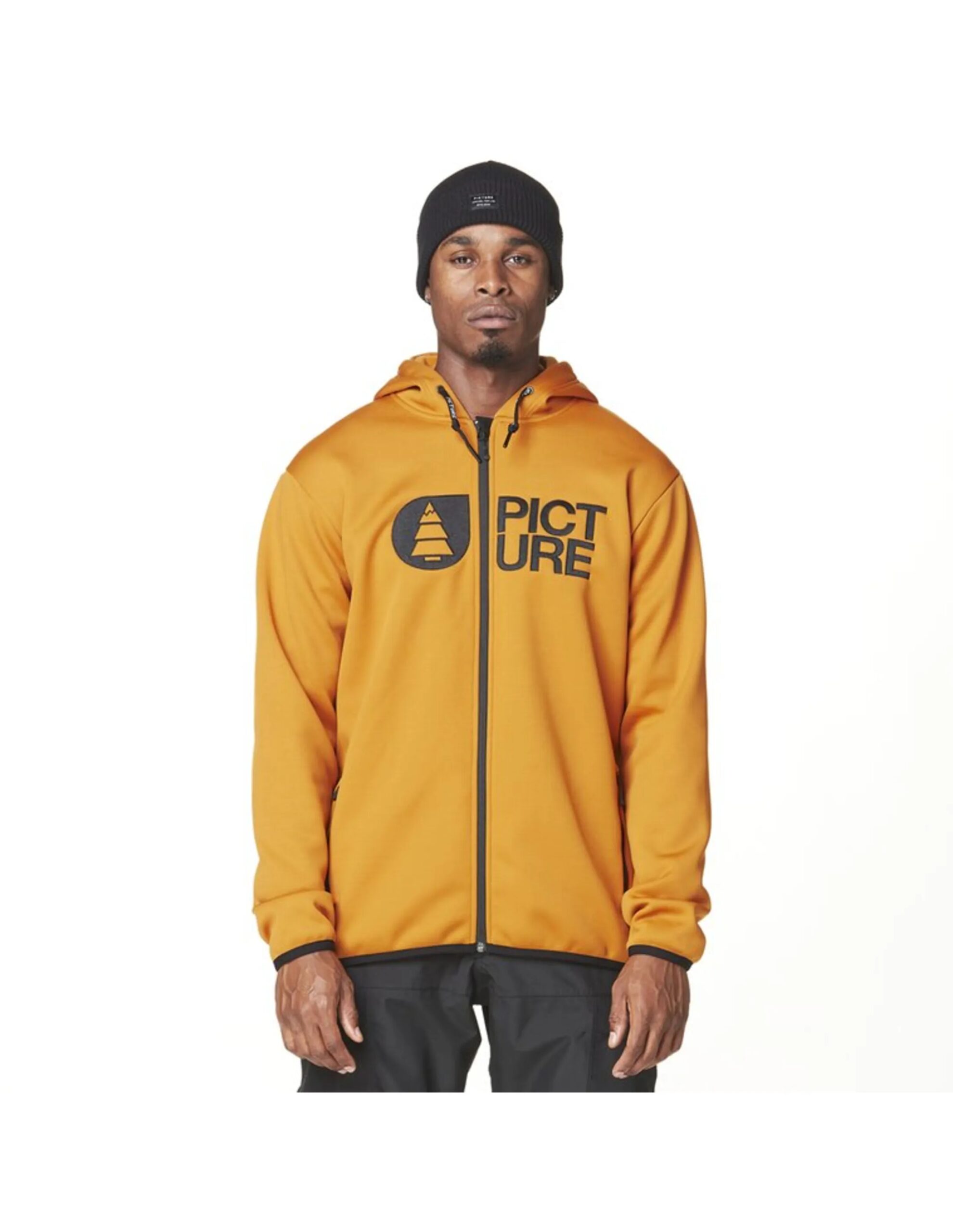 Picture Men’s Park Zip Tech Hoodie (Maat – M, Kleur – Honey)