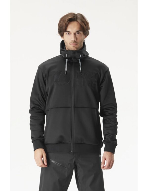 Picture Park Zip Tech Hoodie Men´s (Maat - S, Kleur - Black)