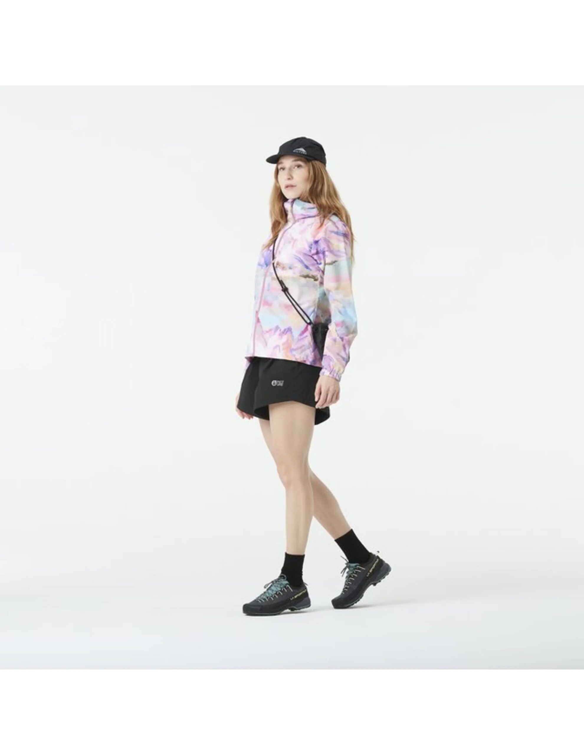 Picture Scale Windproof Printed Jacket Dames (Maat – S, Kleur – Montanea Print)