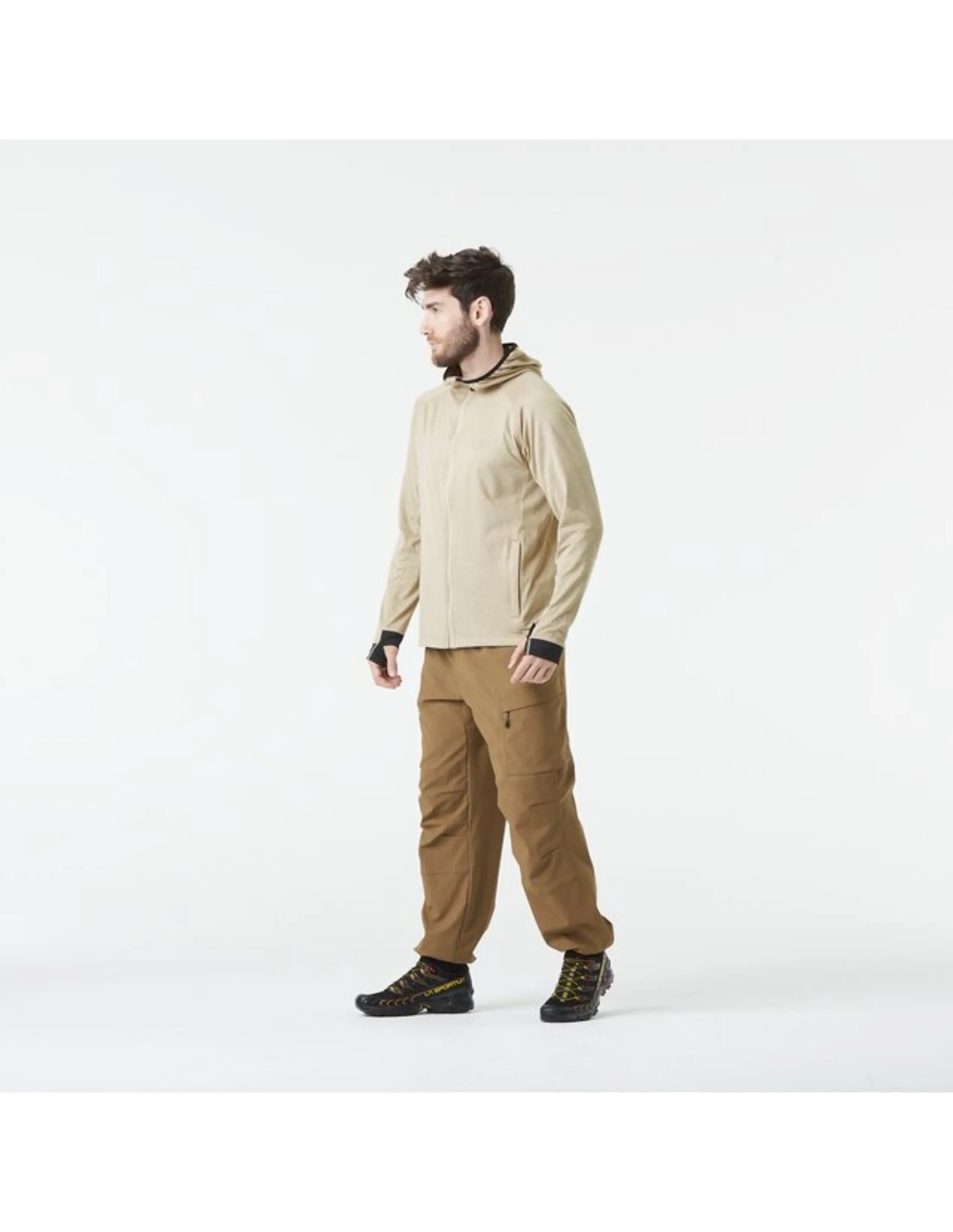 Picture Shari Zip Tech Hoodie Heren (Maat – S, Kleur – Plaza Taupe)