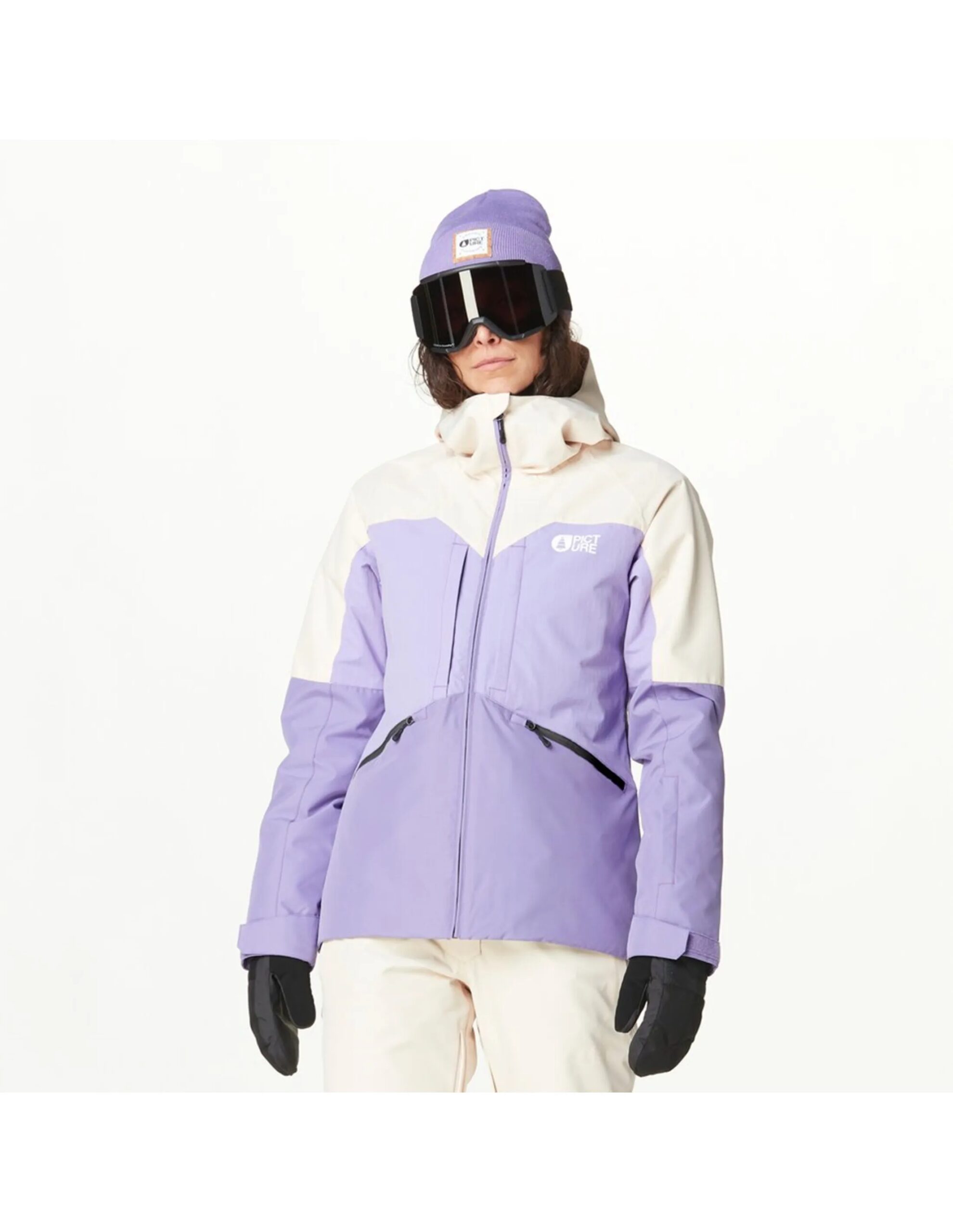 Picture Women’s Sitkah Jacket (Maat – L, Kleur – Vanilla Paisley Purple)