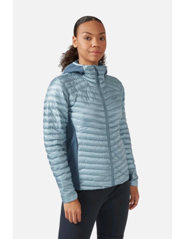Rab Cirrus Flex 2.0 Hoody Women´s (Maat - 8, Kleur - Citadel)