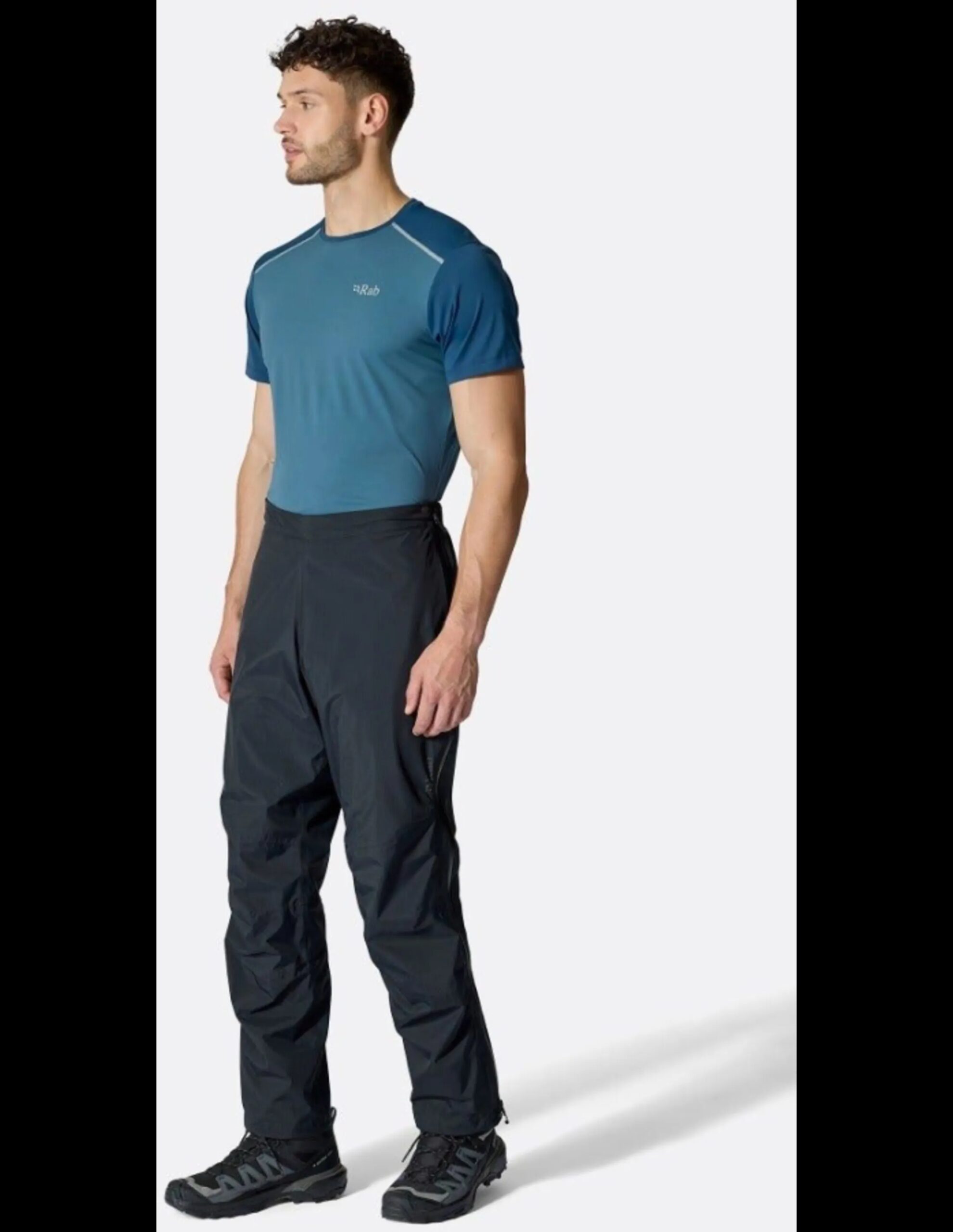 Rab Downpour Mountain Pants Heren (Maat – S Long, Kleur – Black)