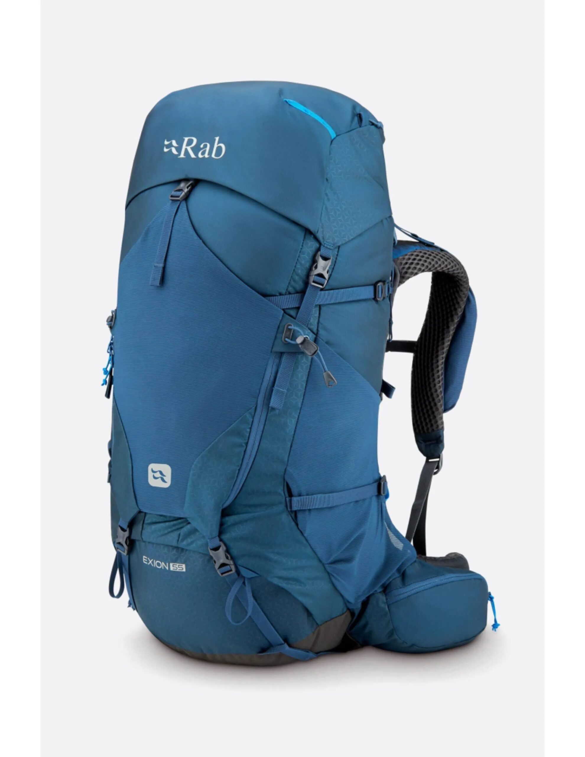 Rab Exion 55L Hiking Rugzak (Maat – M/L, Kleur – Tempest Blue)