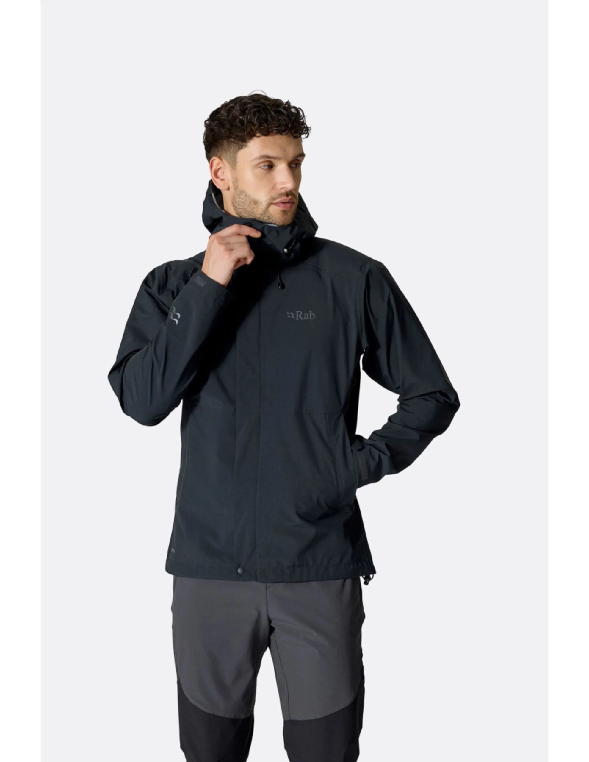 Rab Firewall Waterproof Jacket Heren (Maat – XL, Kleur – Black)