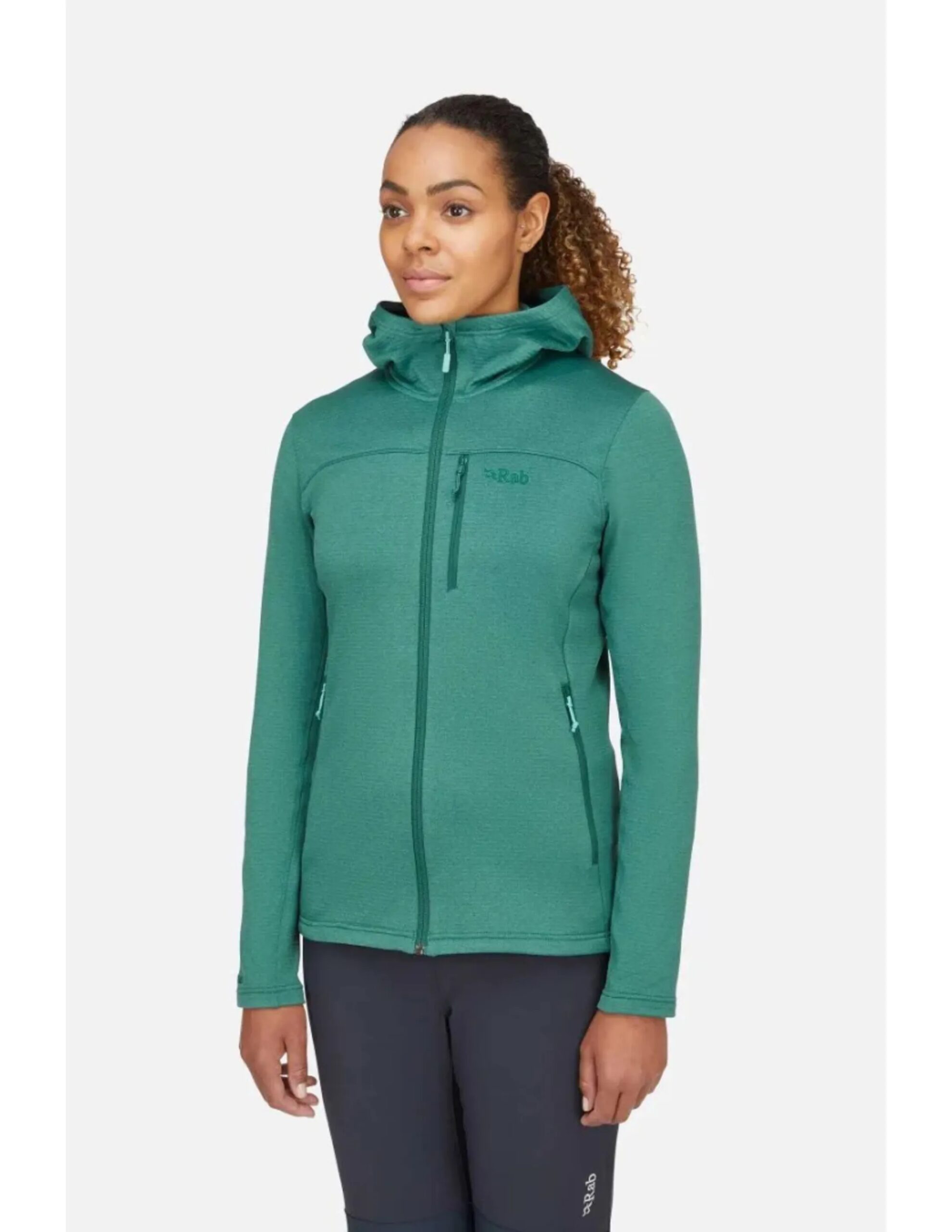 Rab Graviton Hoody Wmns (Maat – 14, Kleur – Eucalyptus)