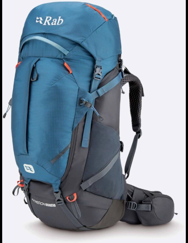 Rab Hyperon 65L ND Trekking Rugzak Dames (Maat - S/M, Kleur - Orion Blue/Anthracite)