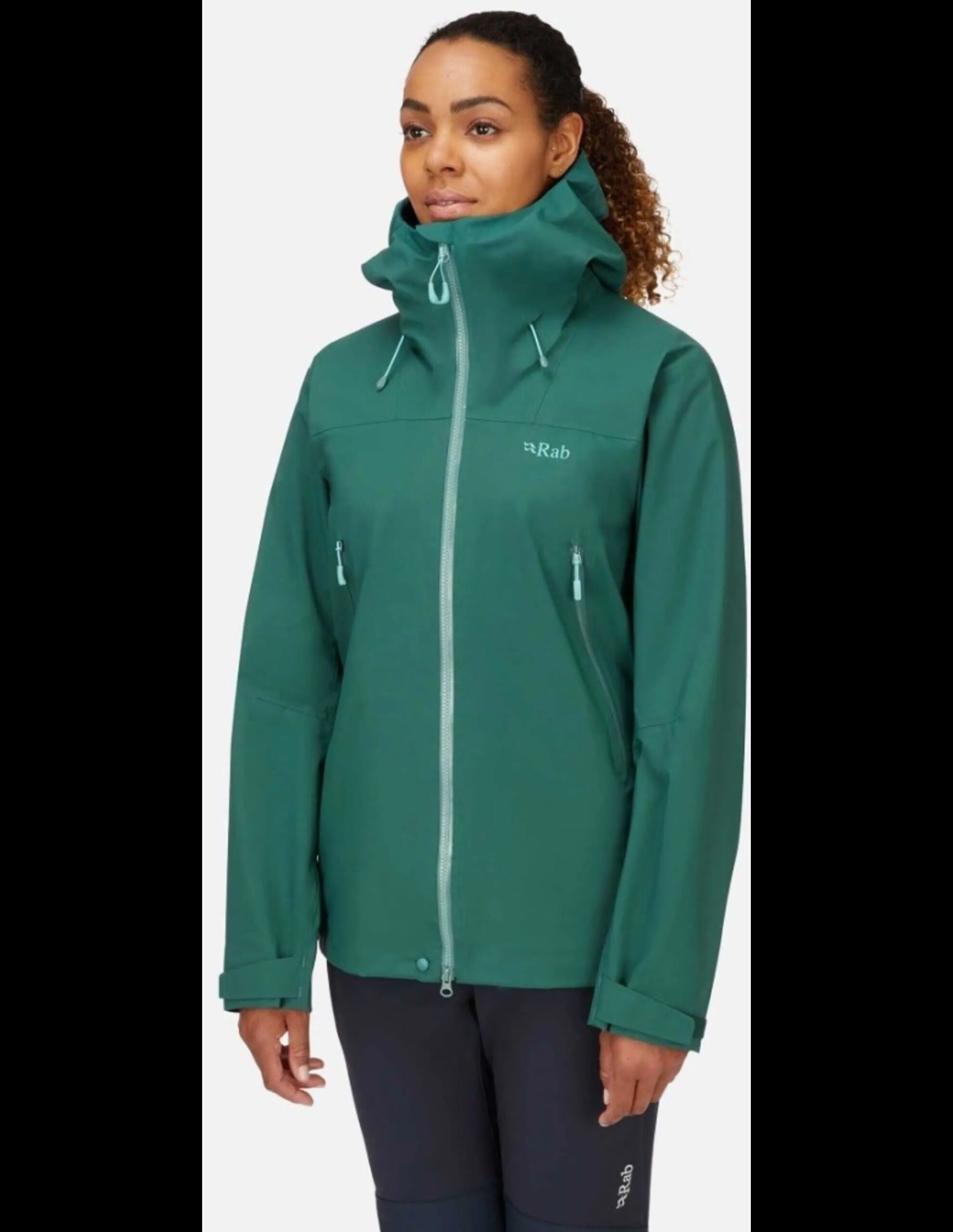 Rab Kangri GTX Waterdicht Jacket Dames (Maat – 14, Kleur – Green Slate)
