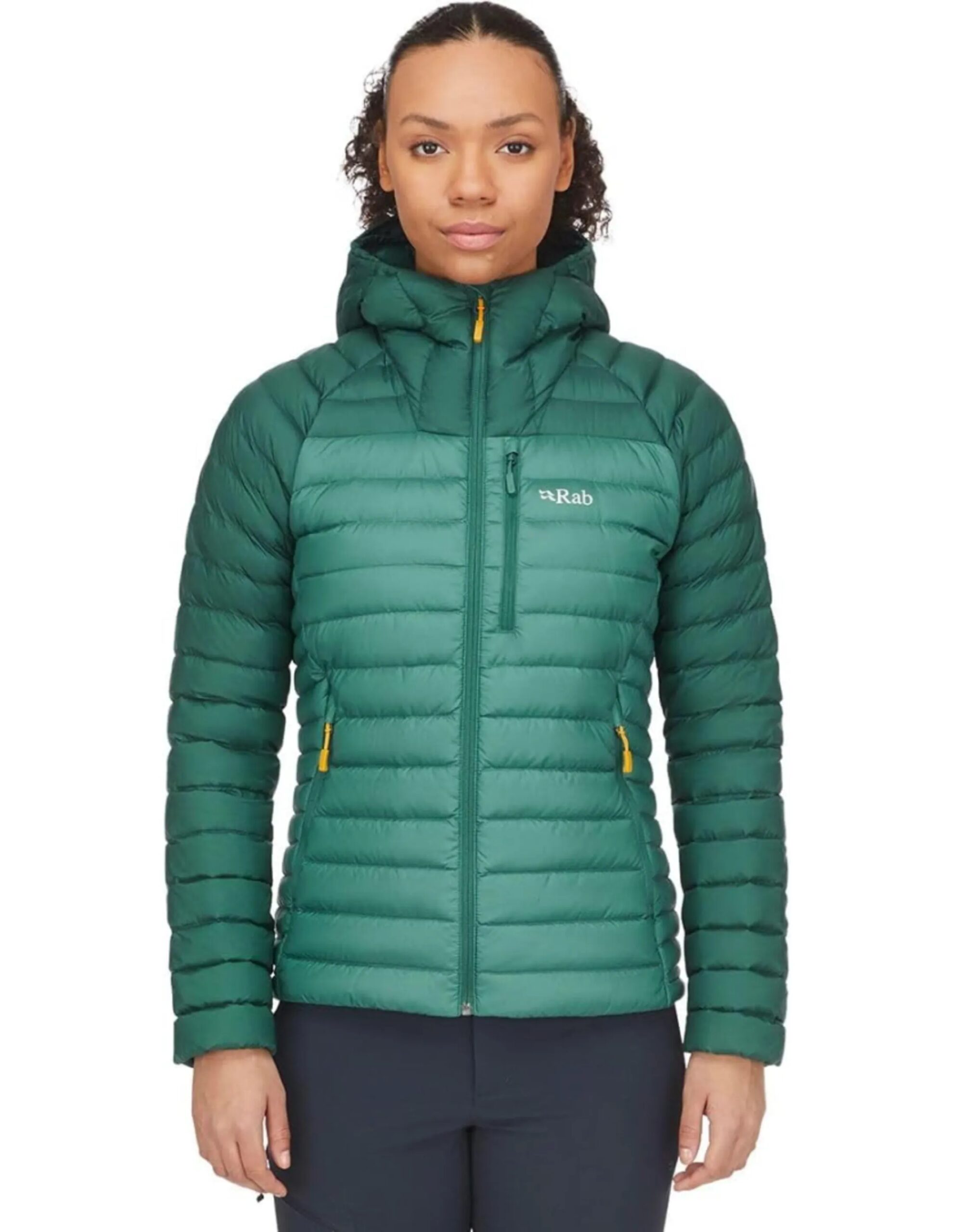 Rab Microlight Alpine Jack Dames (Maat – 12, Kleur – Green Slate/Eucalyptus)