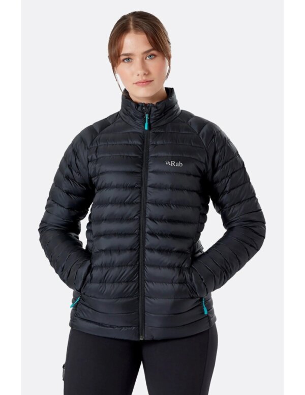Rab Microlight Down Jacket Women's (Maat - 12, Kleur - Black)