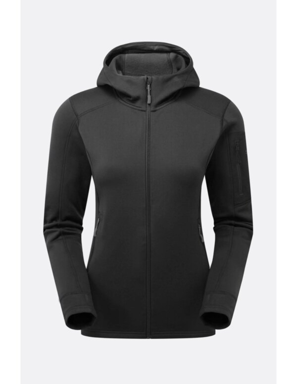 Rab Modulus Hoody Dames (Maat - 14, Kleur - Black)