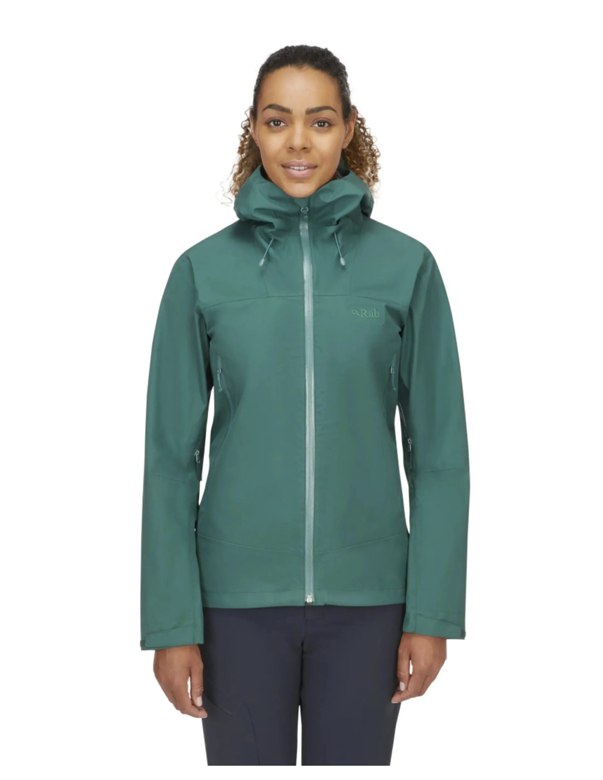 Rab Namche GTX Jacket Dames (Maat – 14, Kleur – Green Slate)