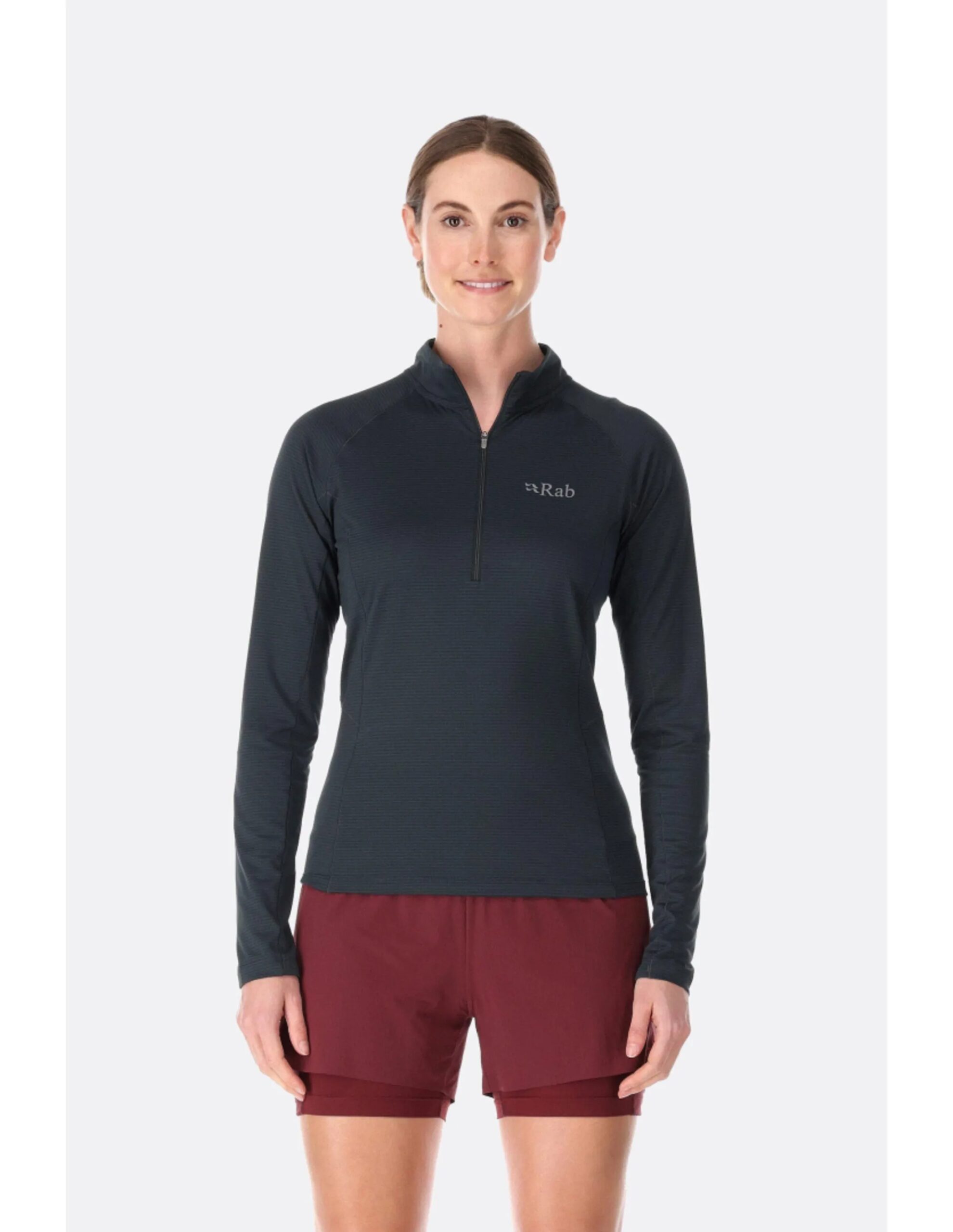 Rab Sonic LS Zip Women´s (Maat – 14, Kleur – Beluga)
