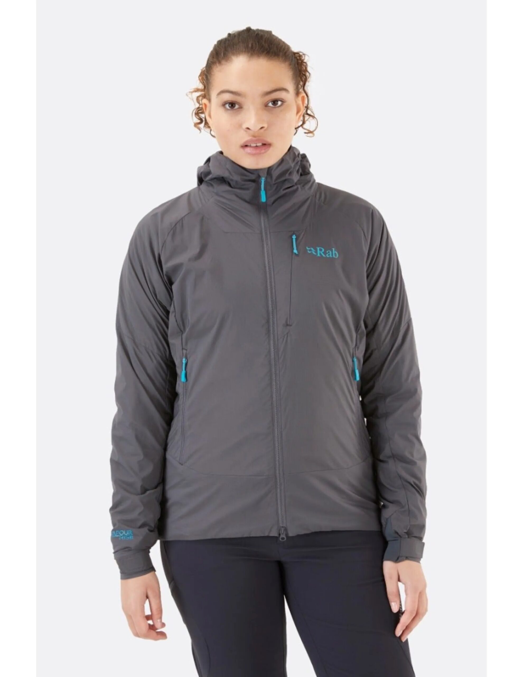 Rab Vapour-Rise™ Summit Jacket Women´s (Maat – 14, Kleur – Graphene)