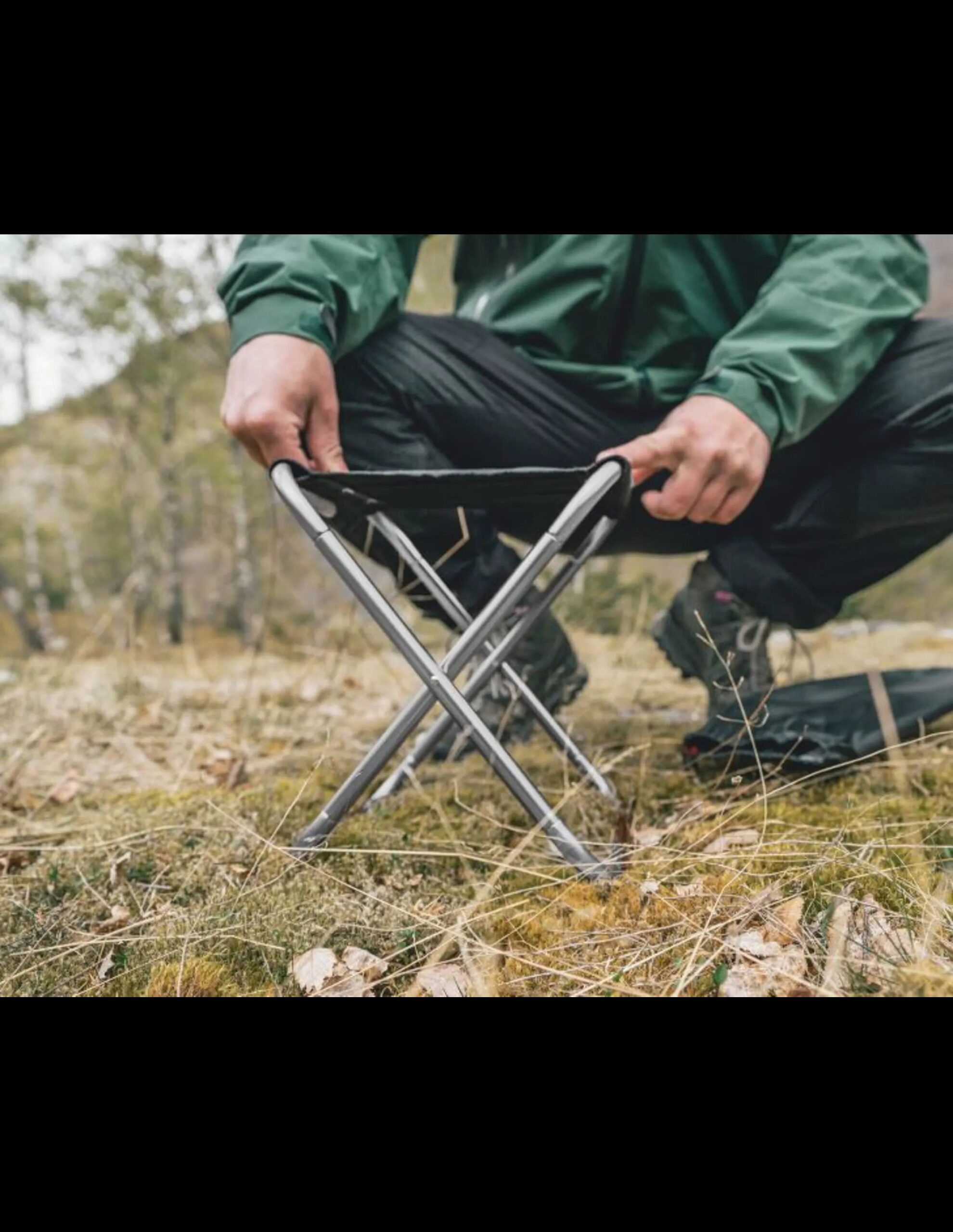Robens Folding Furniture Inklapbaar Krukje (Kleur – Discover Grey)