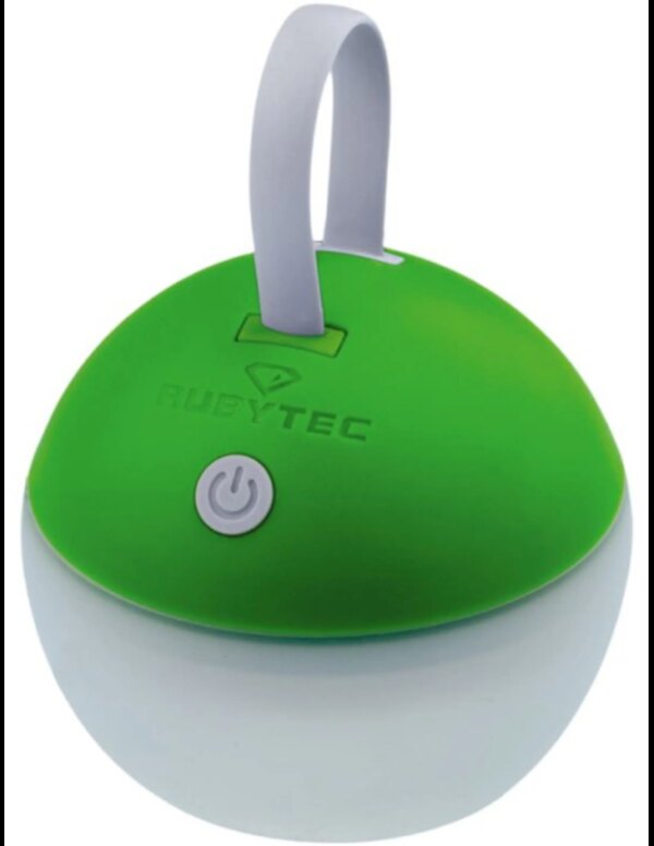 Rubytec Bulb USB Lantern Oplaadbare Lamp (Kleur - Green)