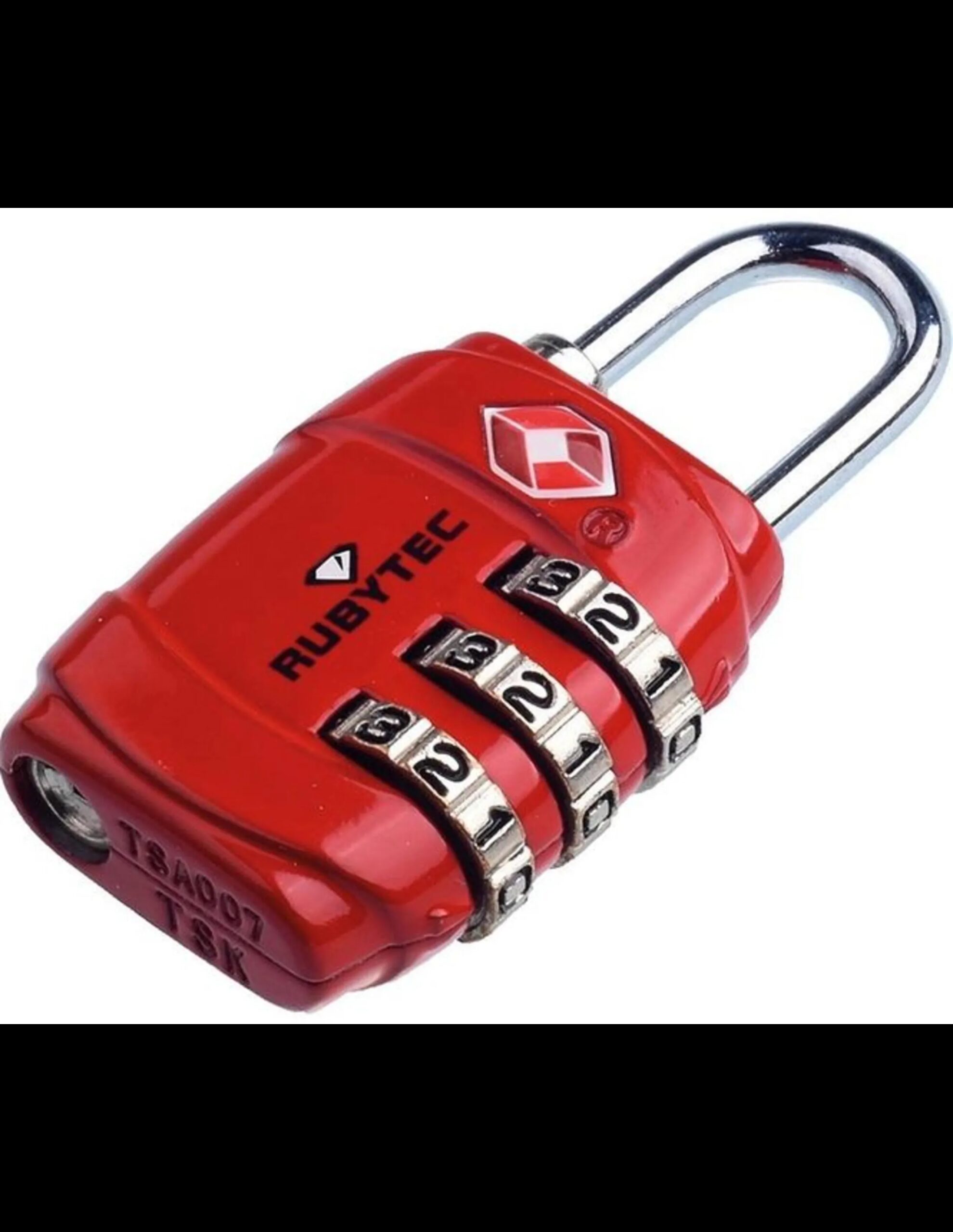 Rubytec Migrator TSA 3 Dial Luggage Lock (Maat – OS, Kleur – Red)