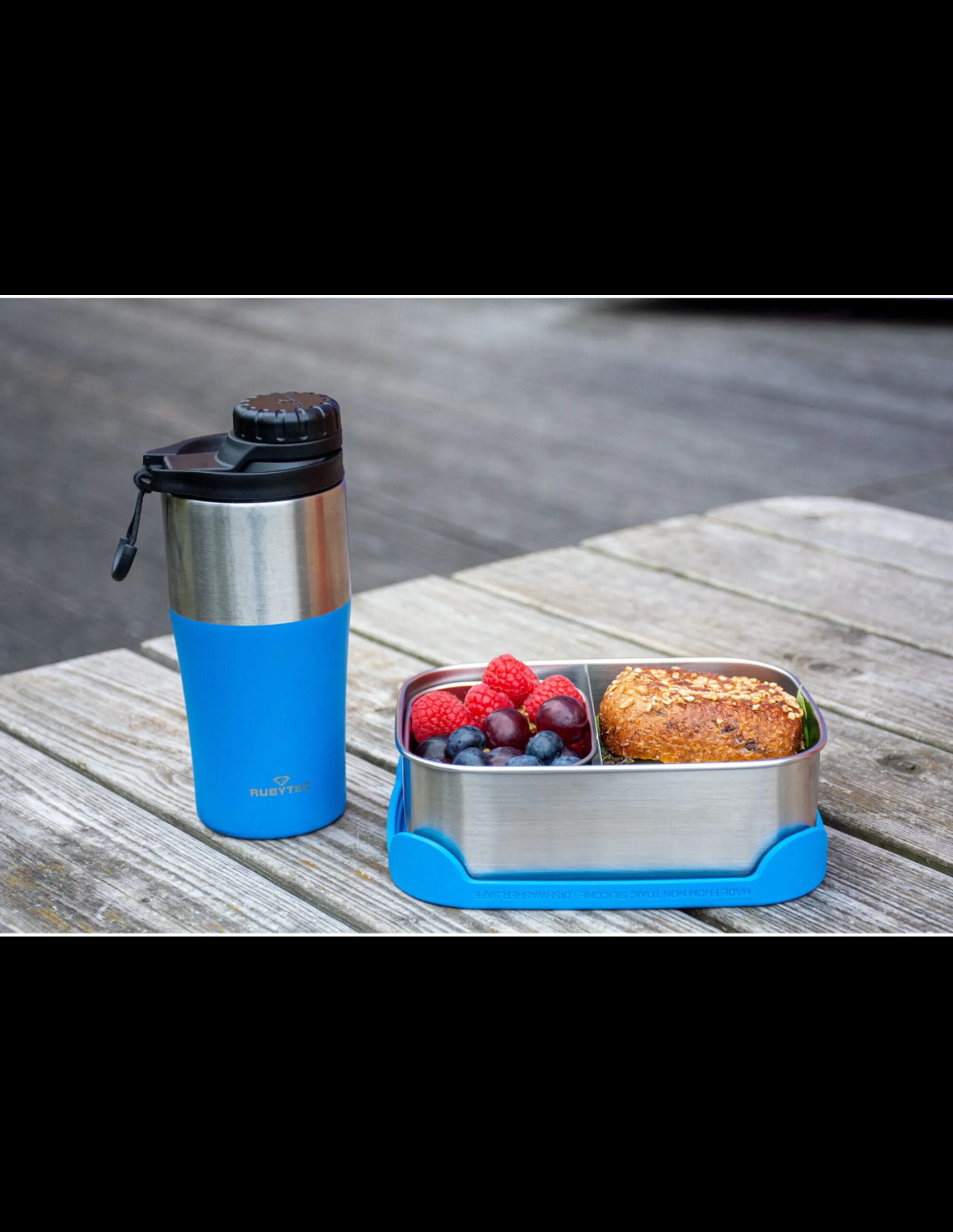 Rubytec Superhero SST Lunchbox 0,8 L (Maat – 0,8 l, Kleur – Blue)